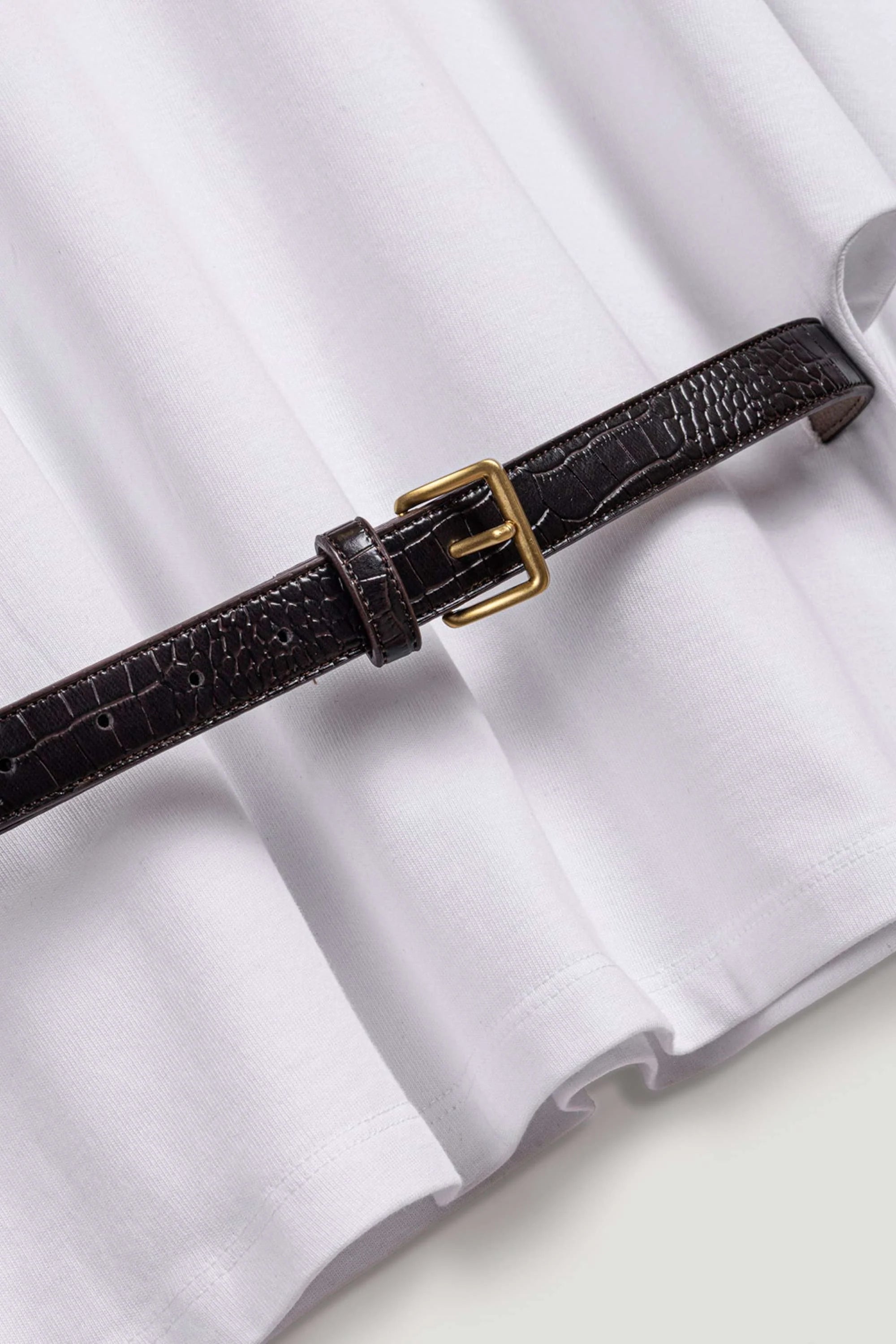 Belted Oversized T-Shirt