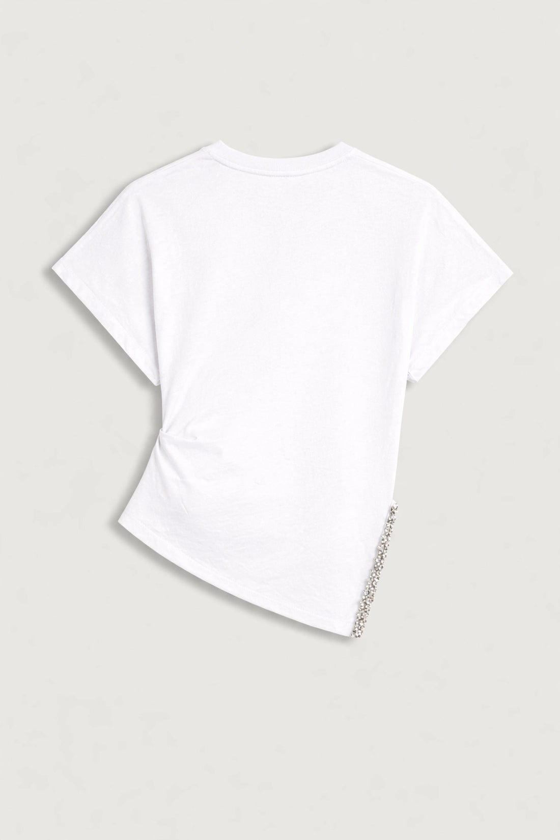 Embellished Asymmetric T-Shirt