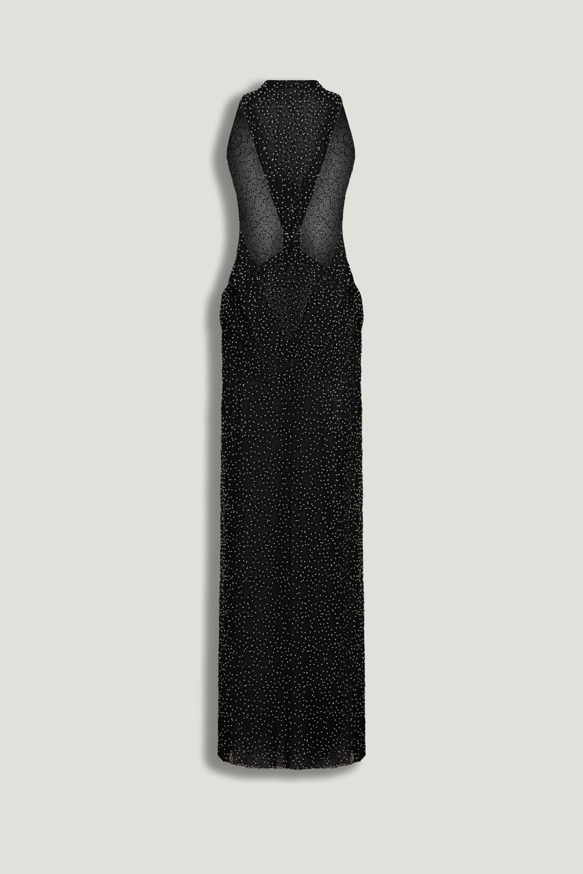Stone Embellished Maxi Dress