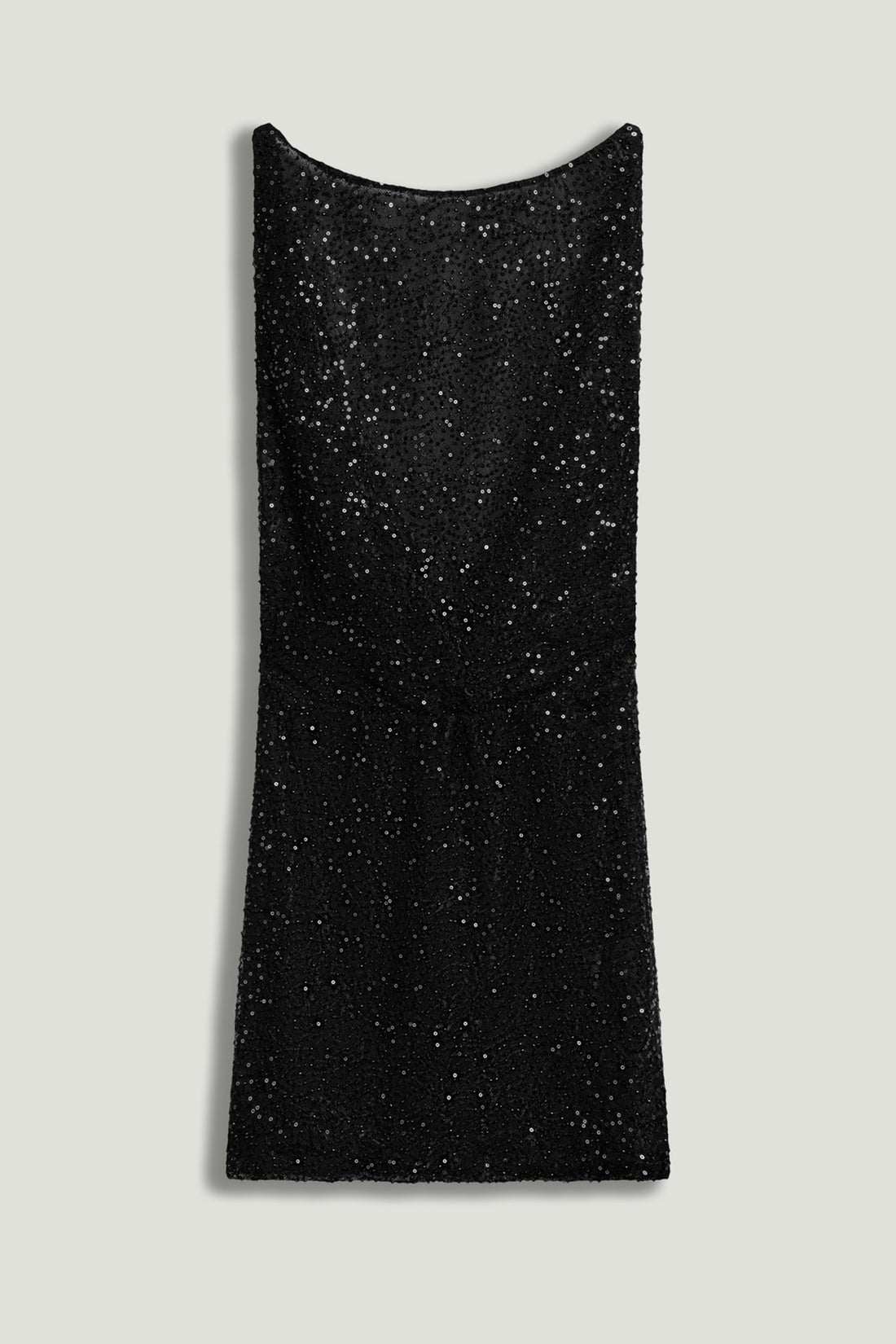 Sequin Open Back Mini Dress