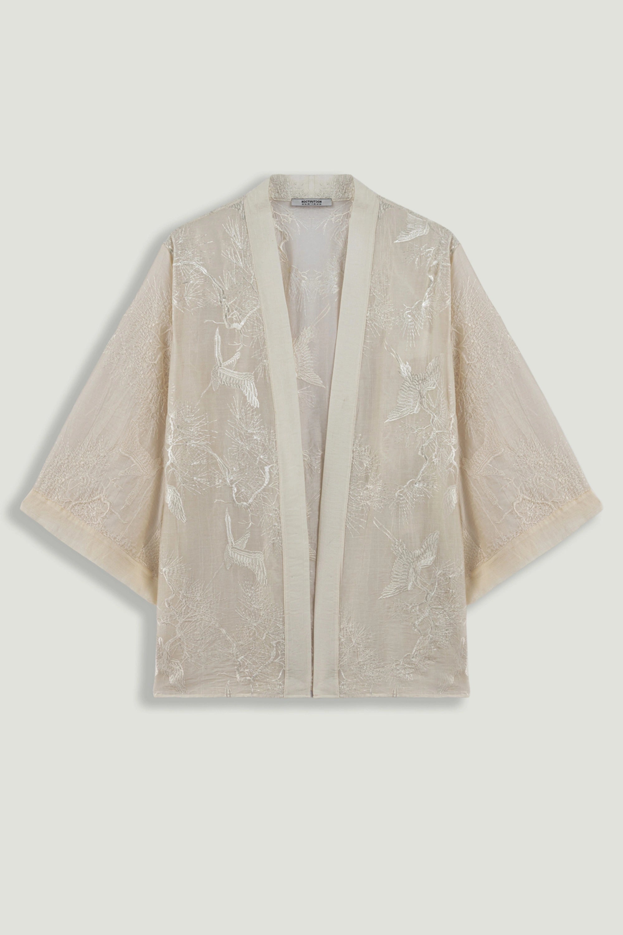 Textured Jacquard Kimono