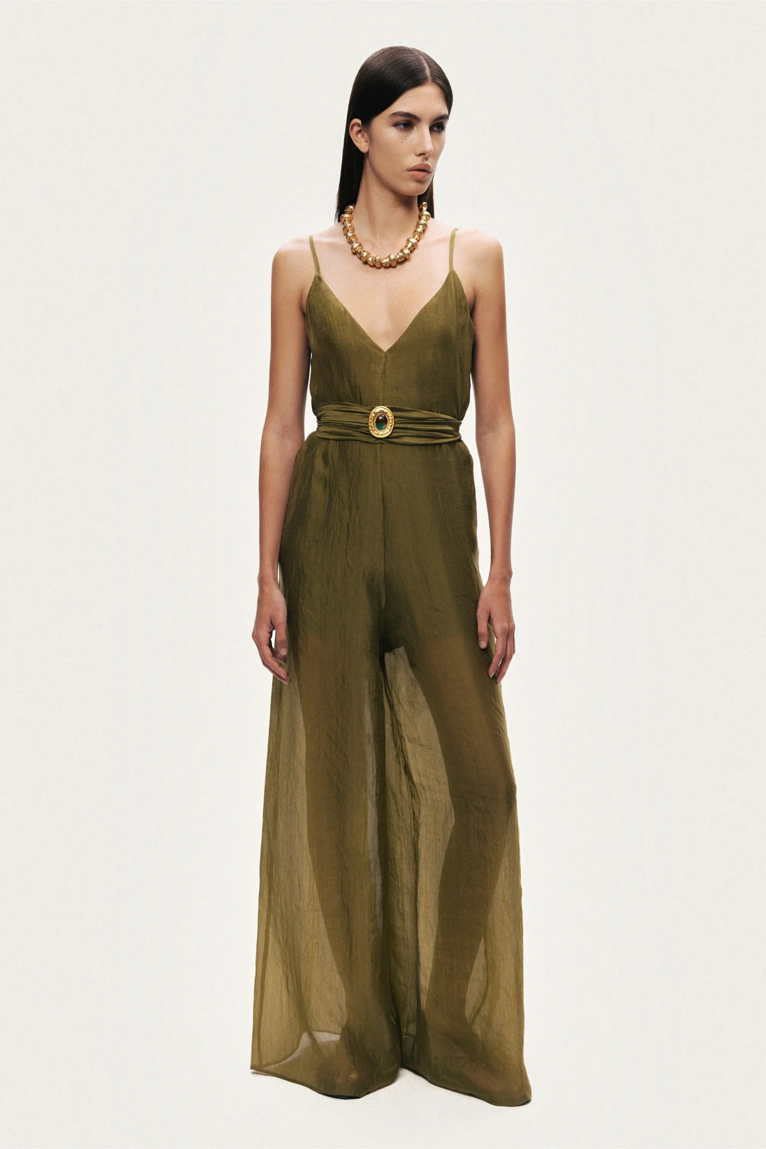 Strappy Wide-Leg Jumpsuit