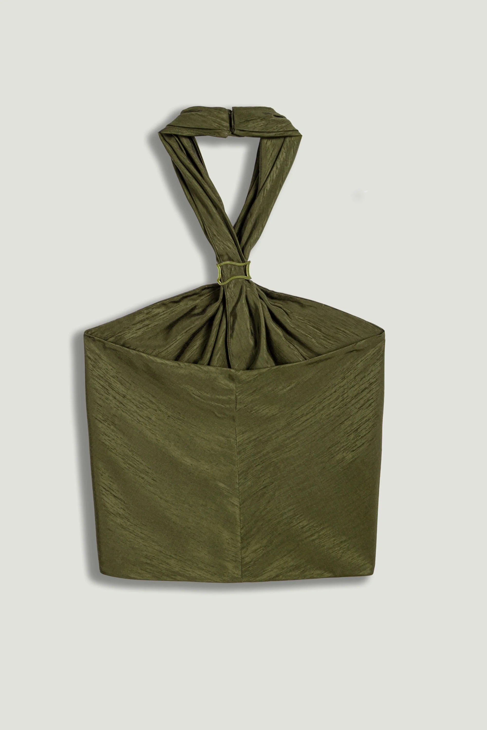 Twist Halter Neck Bustier