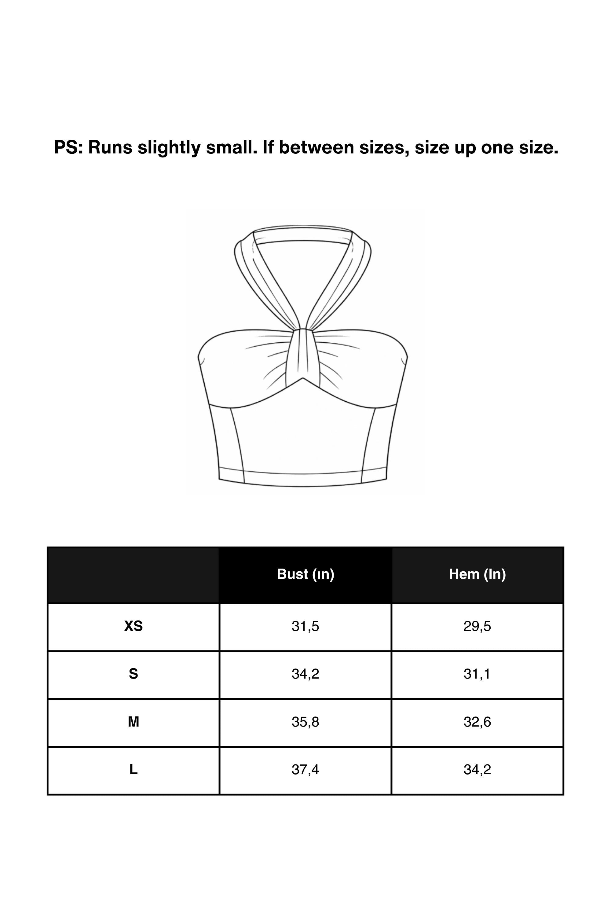 Printed Ring Detail Crop Top