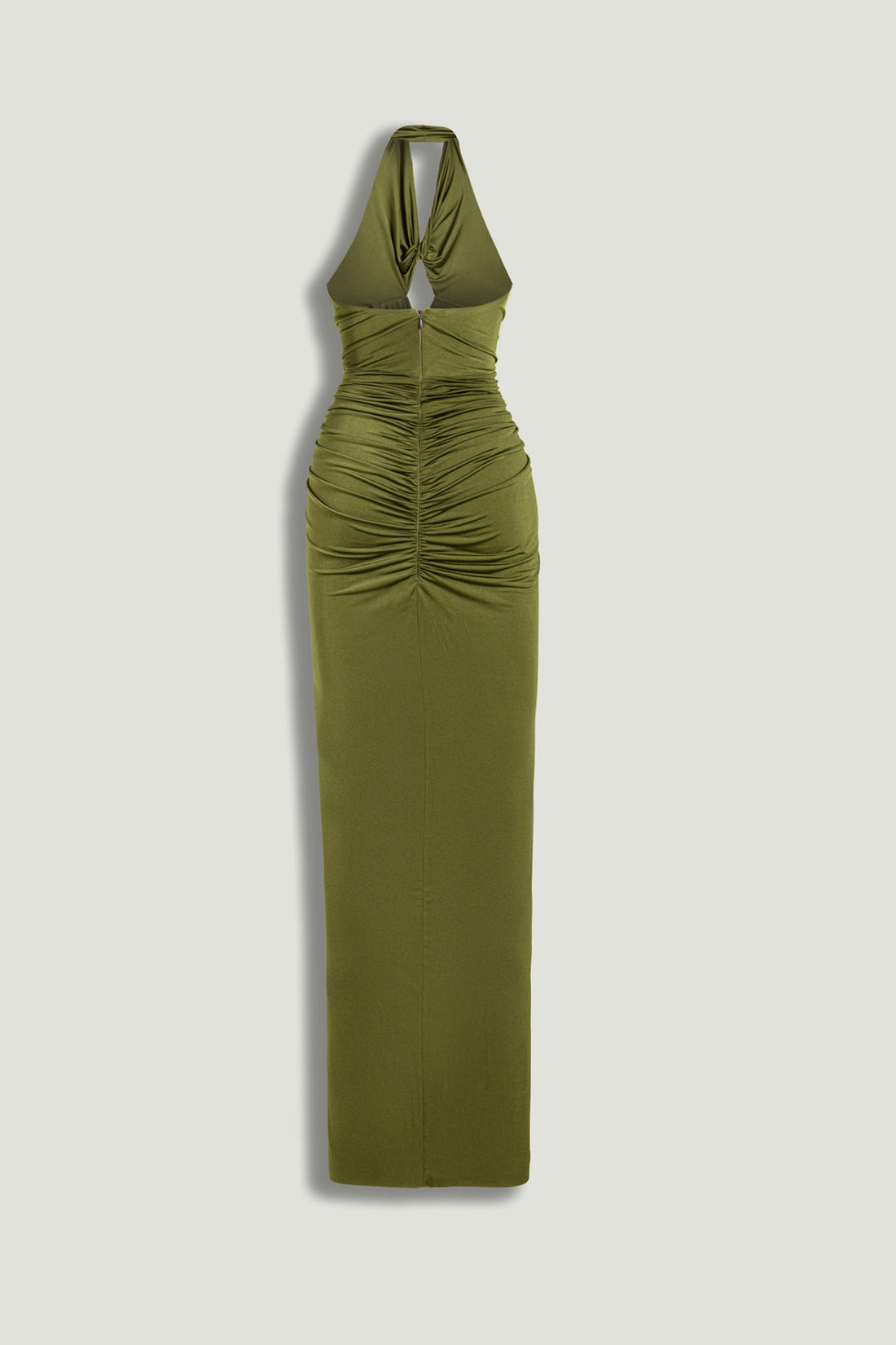 Cut-Out Halter Maxi Dress