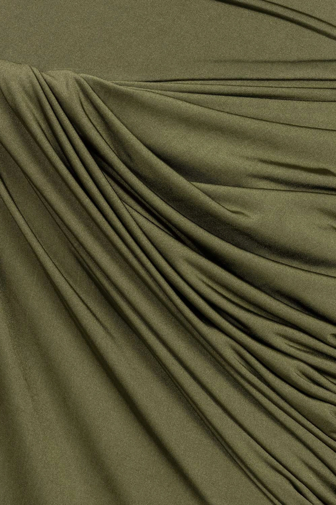 Draped Long Sleeve Maxi Dress