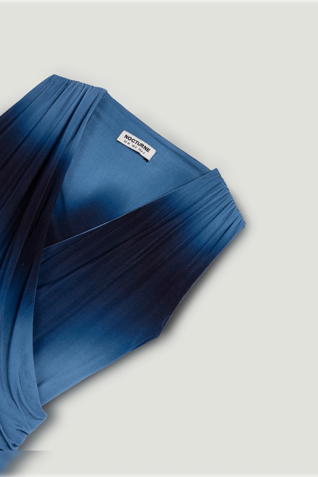 Draped Asymmetric Maxi Dress