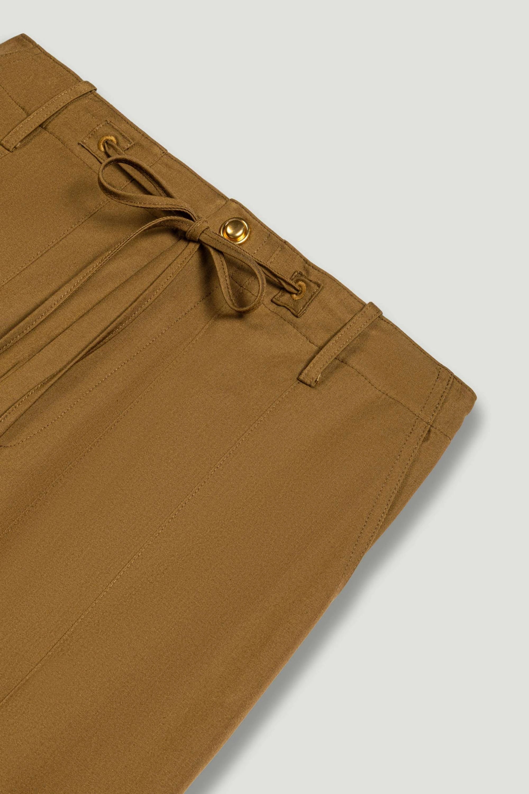 High-Waisted Cargo Pocket Pants