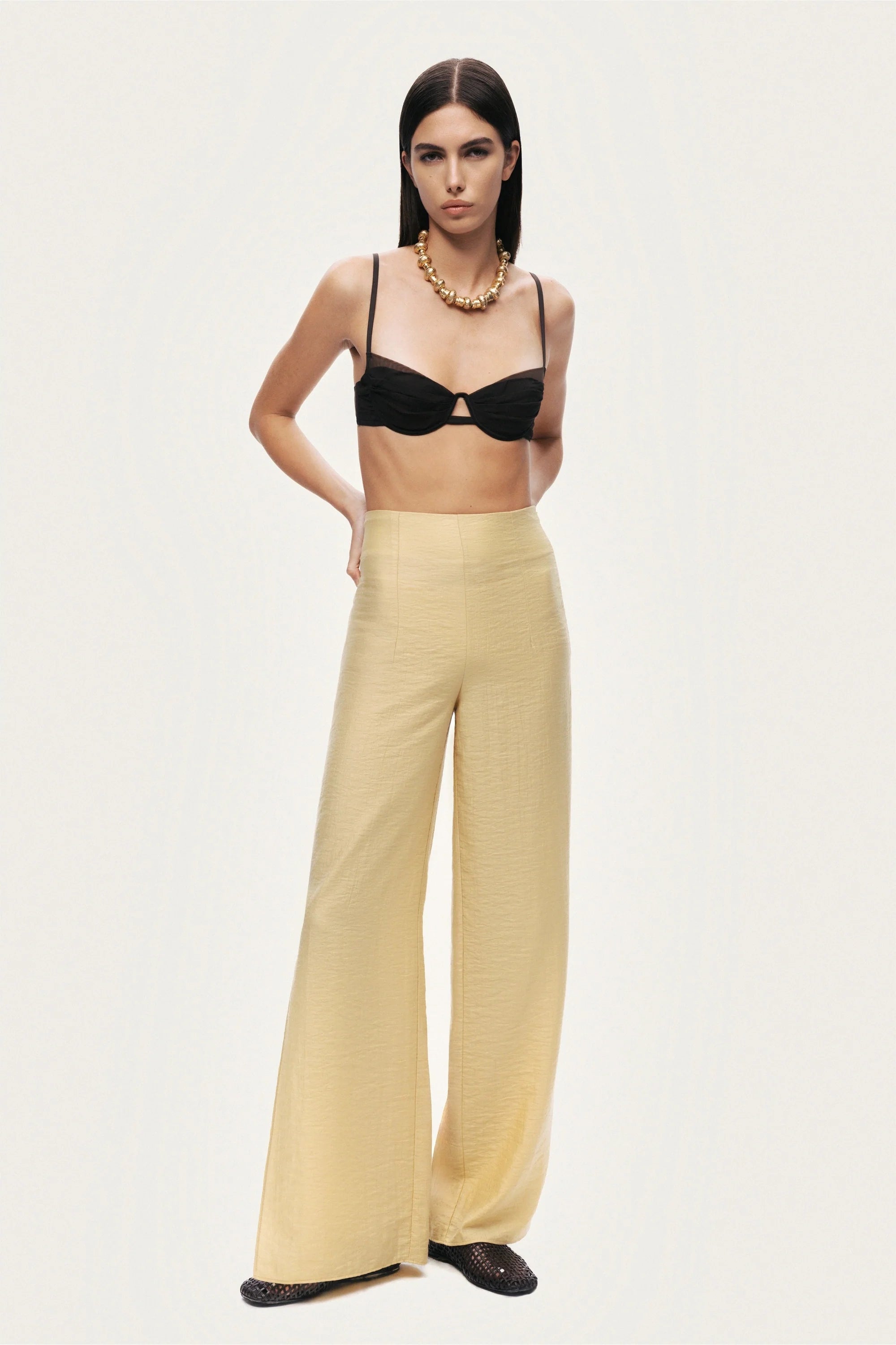 Relaxed Straight-Leg Pants