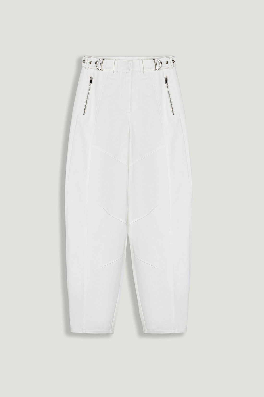 High-Waist Tailored Tapered Pants