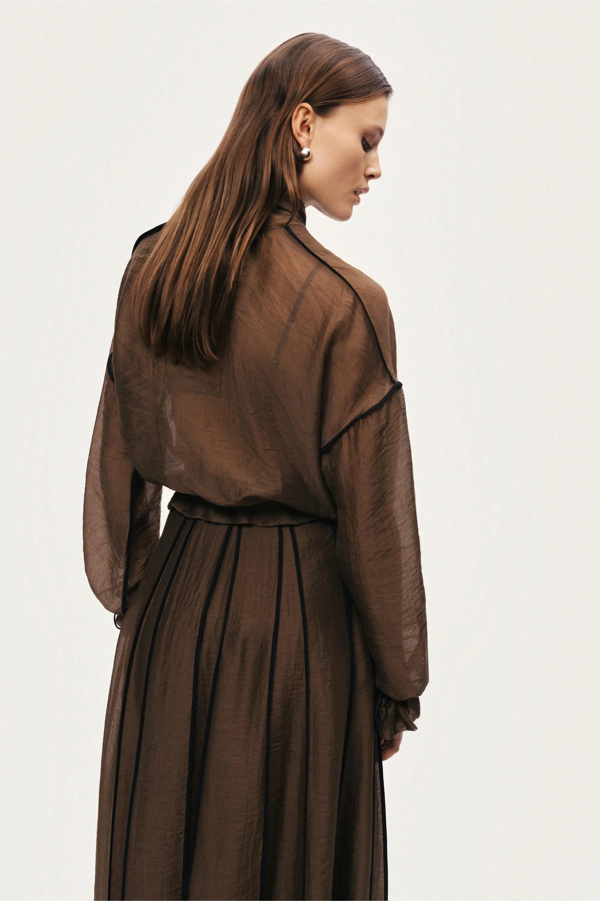 Sheer Zip-Front Jacket