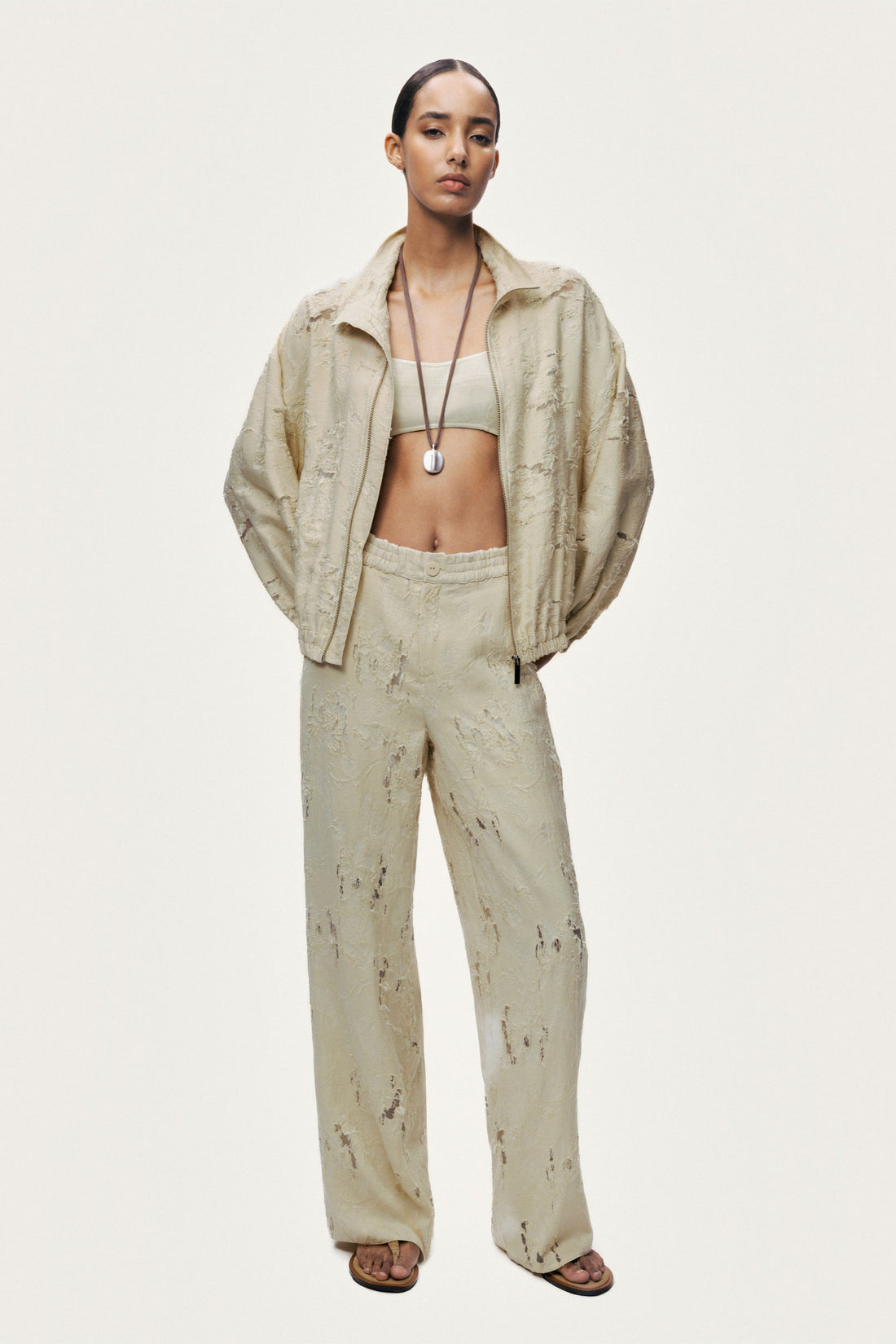 Jacquard Bomber Jacket