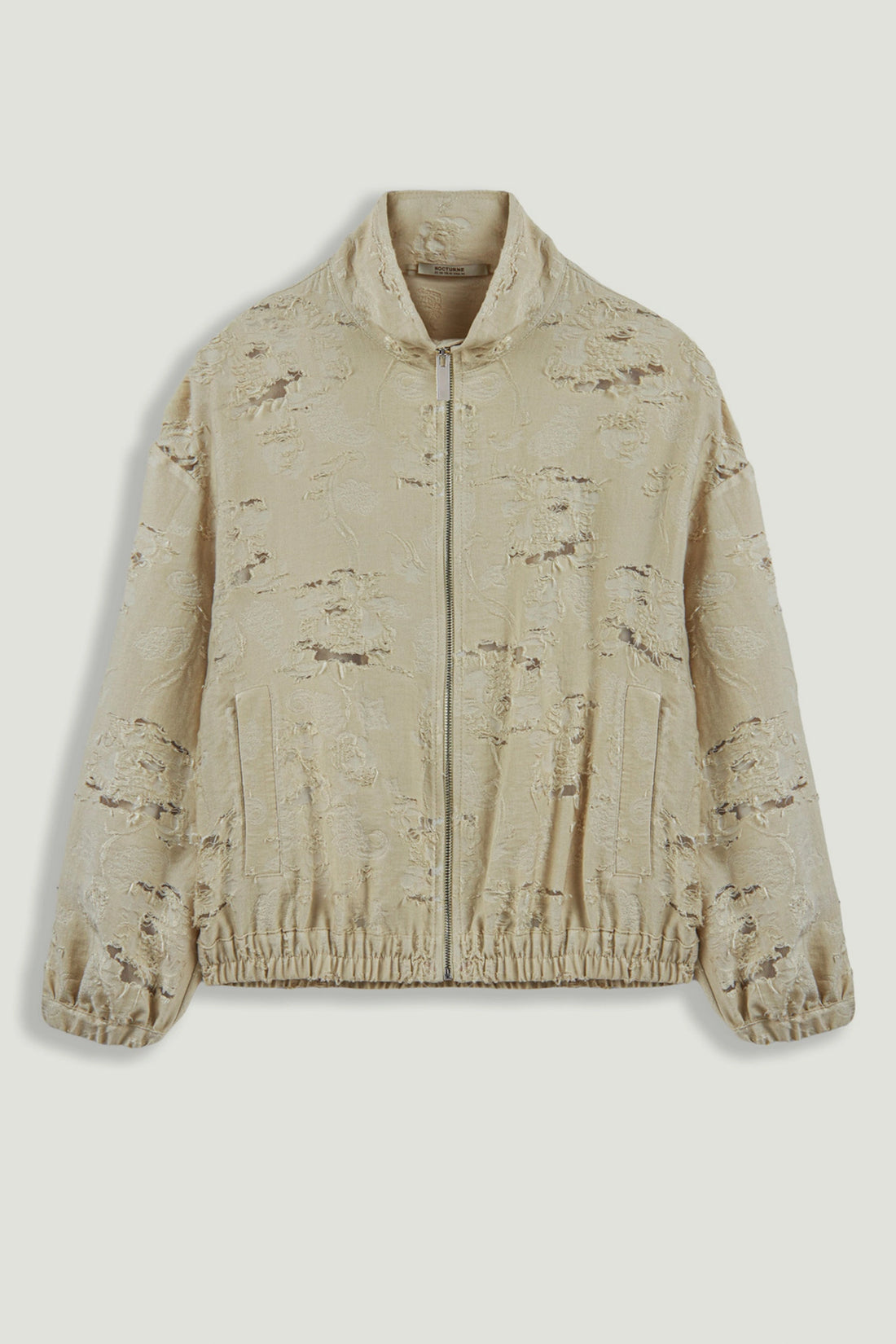 Jacquard Bomber Jacket