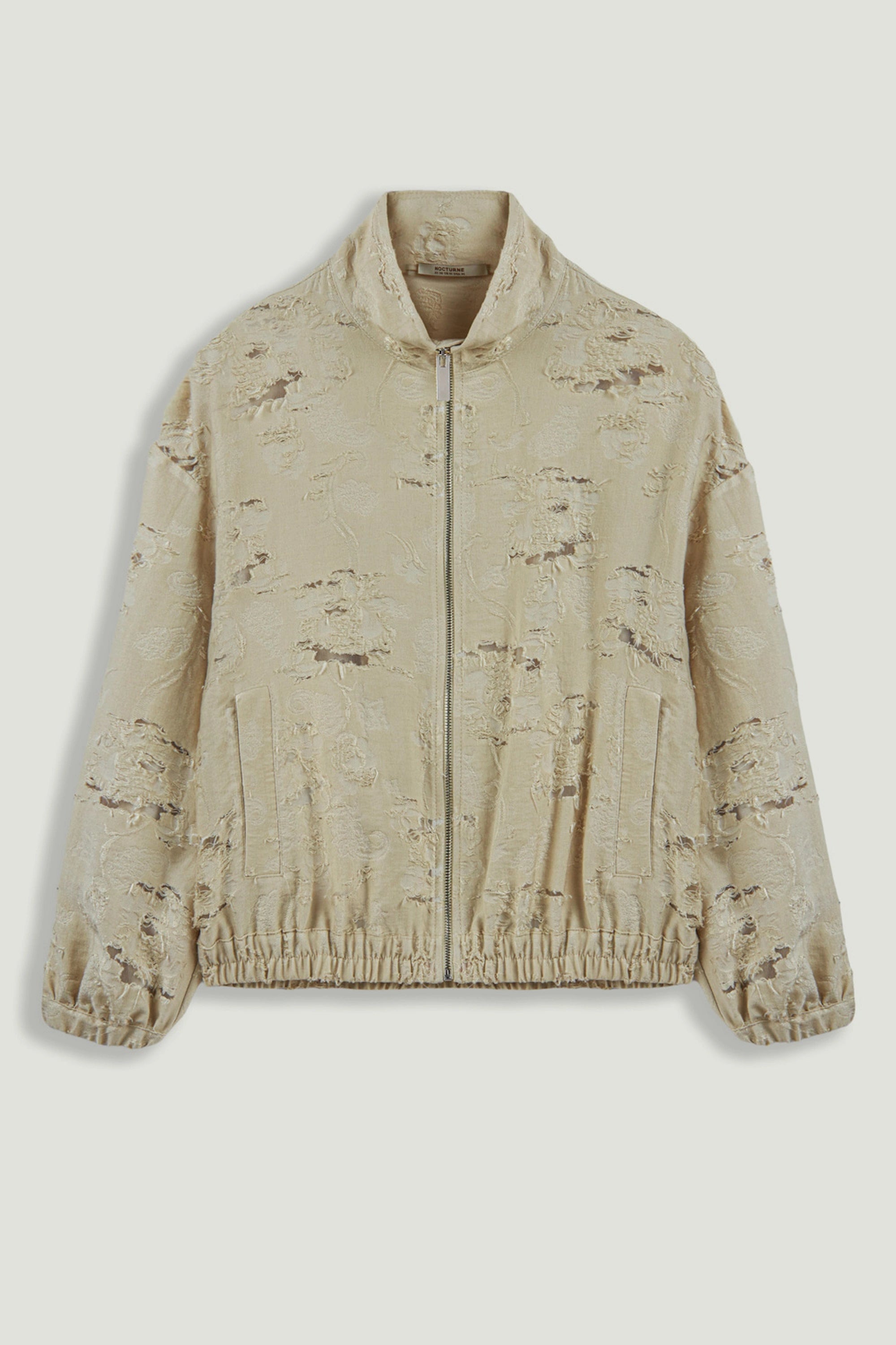 Jacquard Bomber Jacket