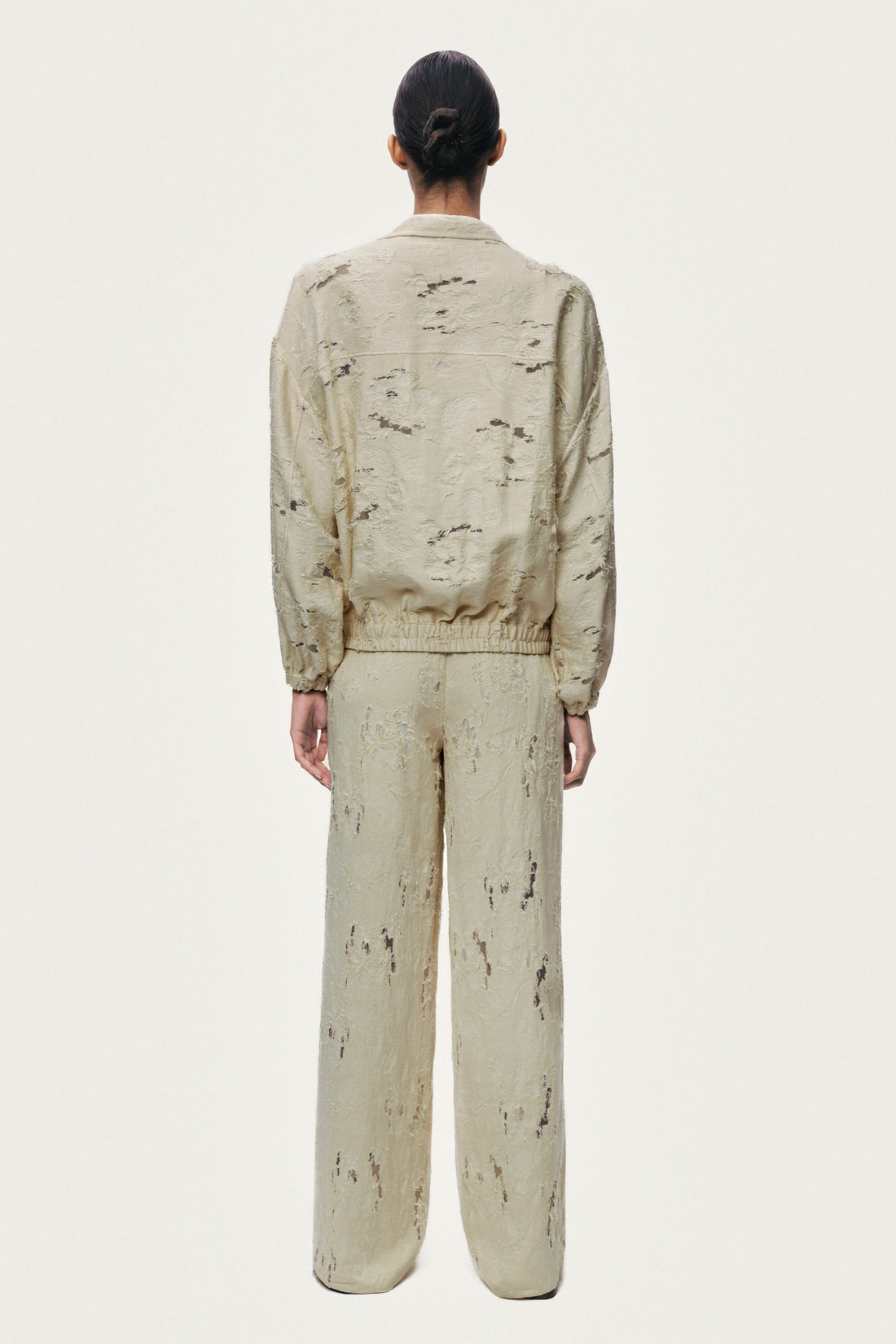 Jacquard Bomber Jacket