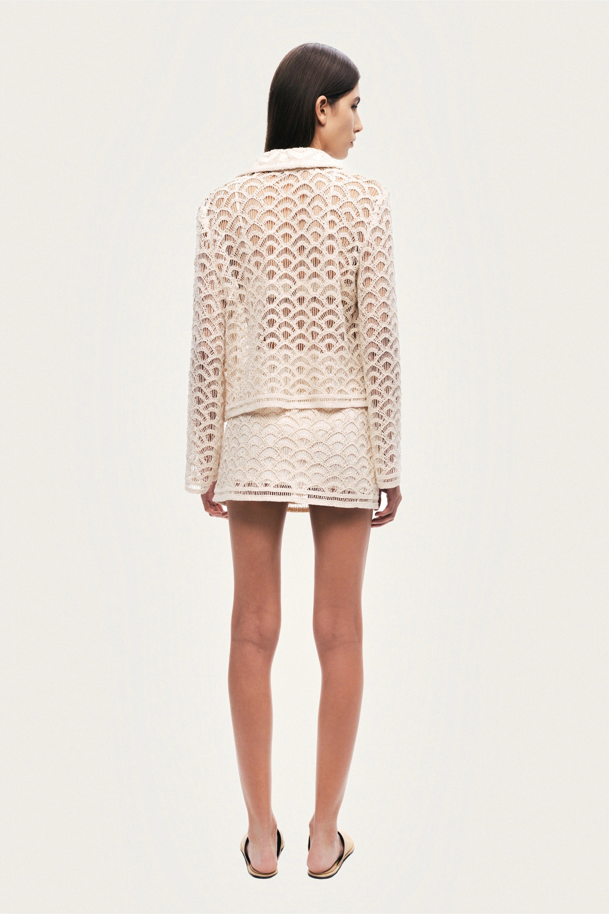 Cropped Lace Jacket