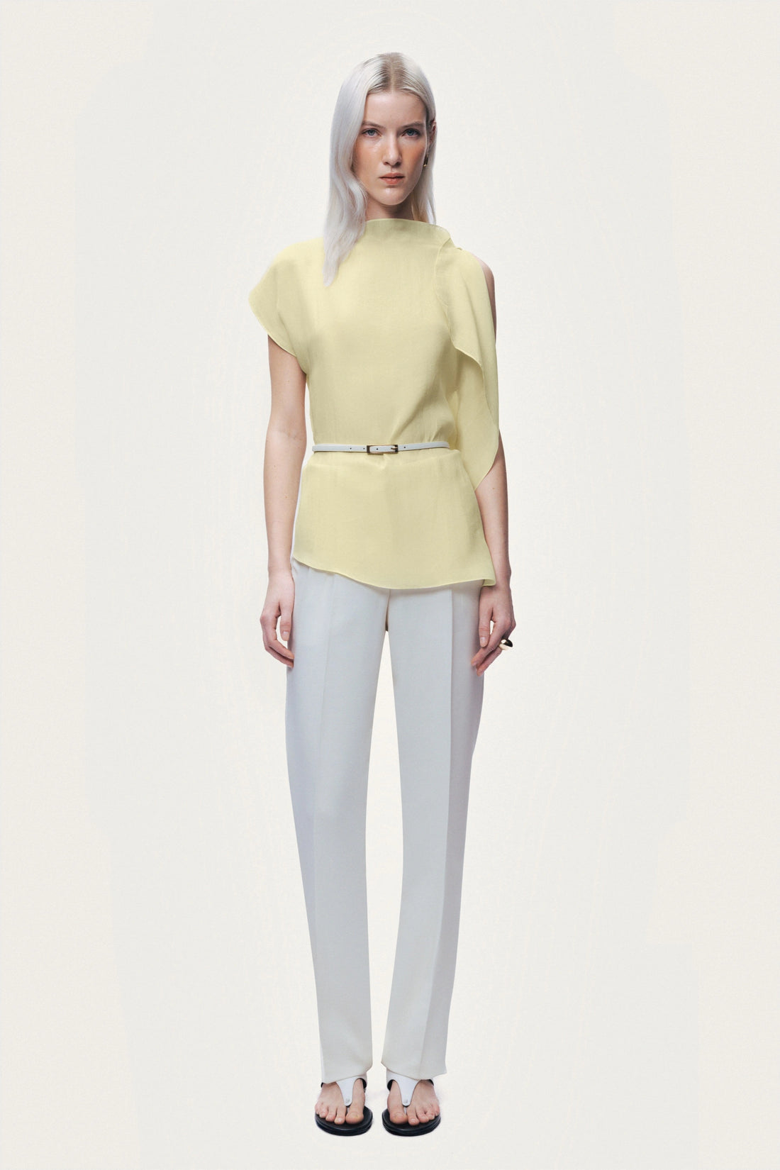 Sleeveless Woven Blouse