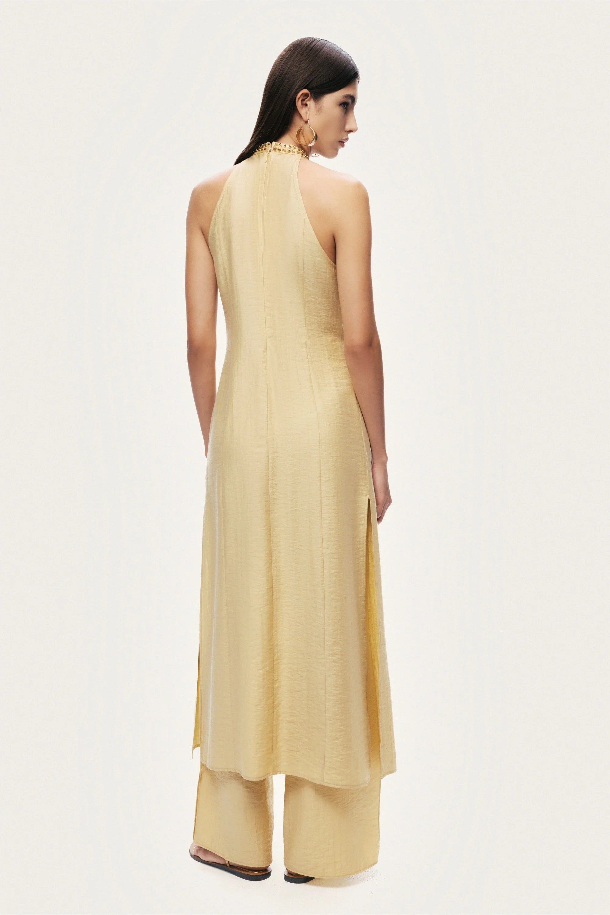 Studded Halter Neck Tunic