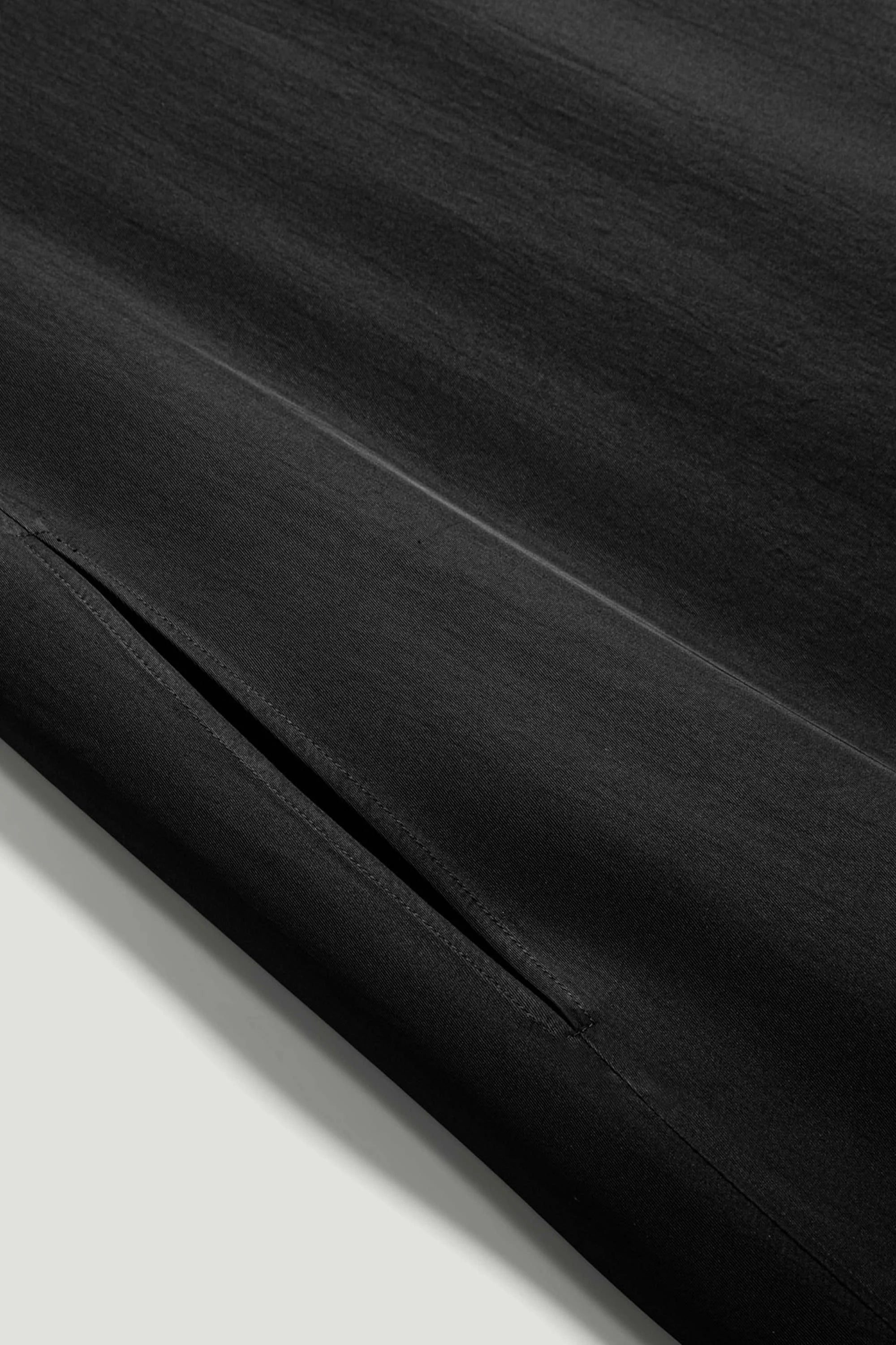 Black Draped Cape Blouse