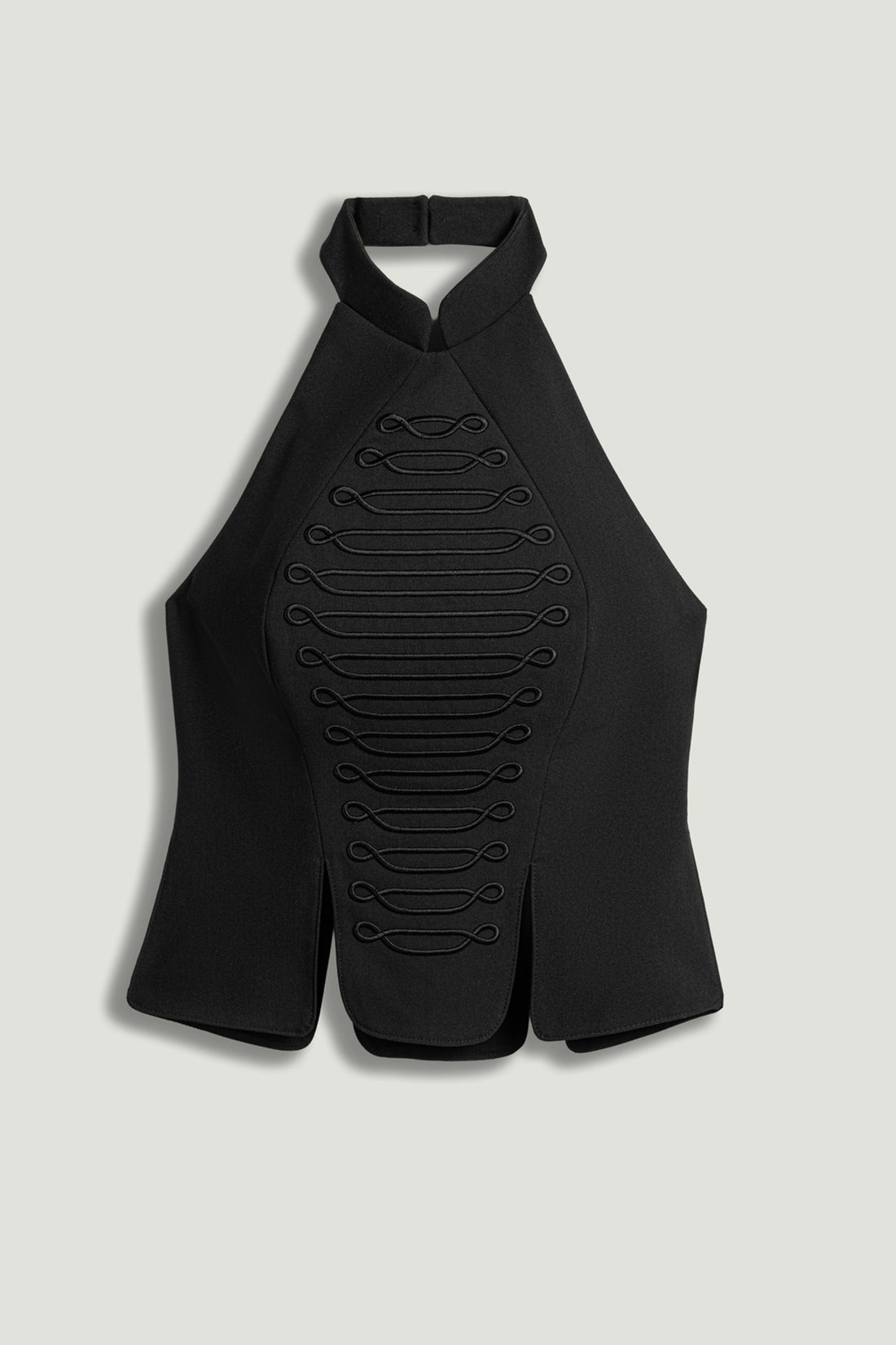 Slit-Detail Blouse