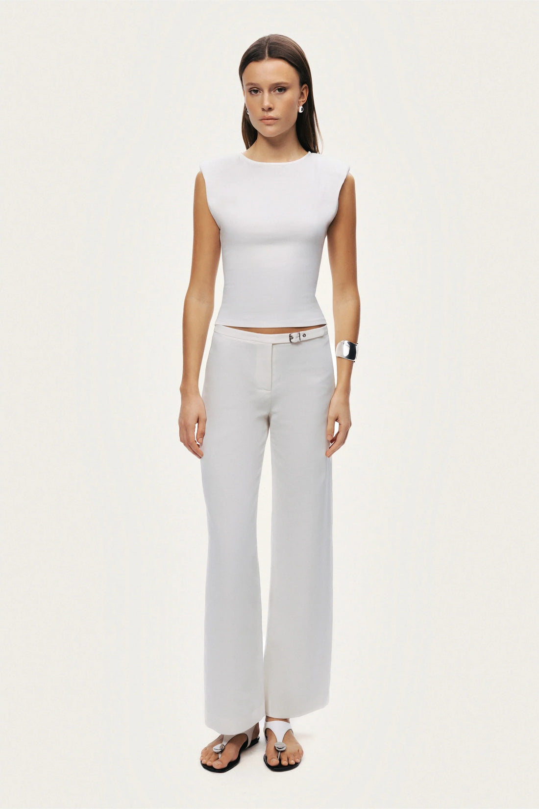 T-Shirt with Lace-Up Back Detail