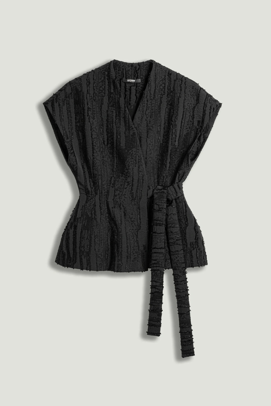 Textured Belted Vest