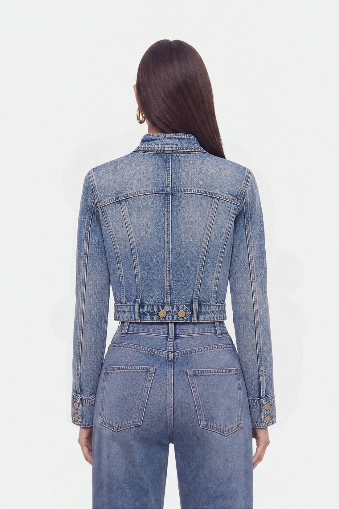 High-Waist Barrel Leg Jeans