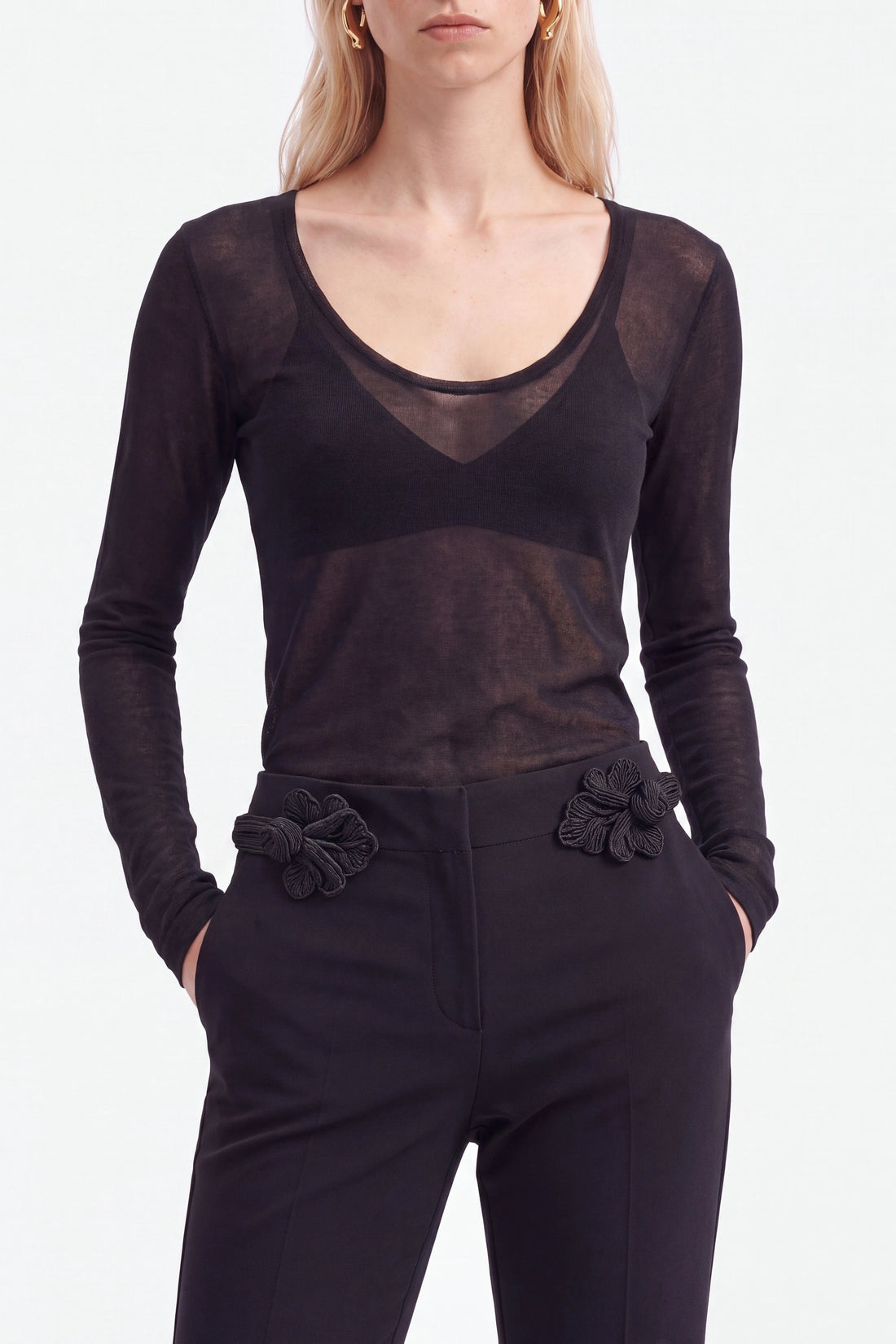 Sheer Knit Top