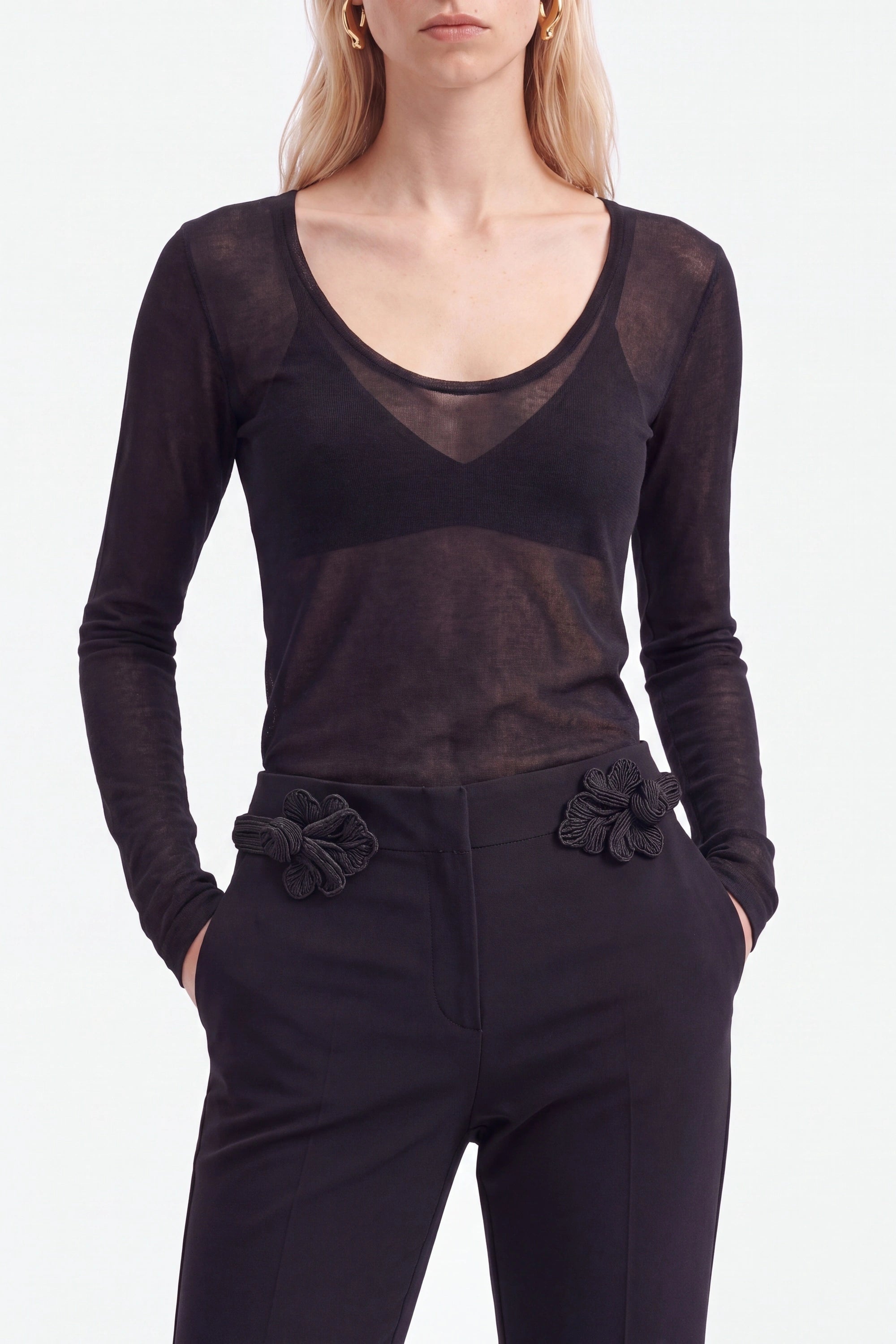 Sheer Knit Top