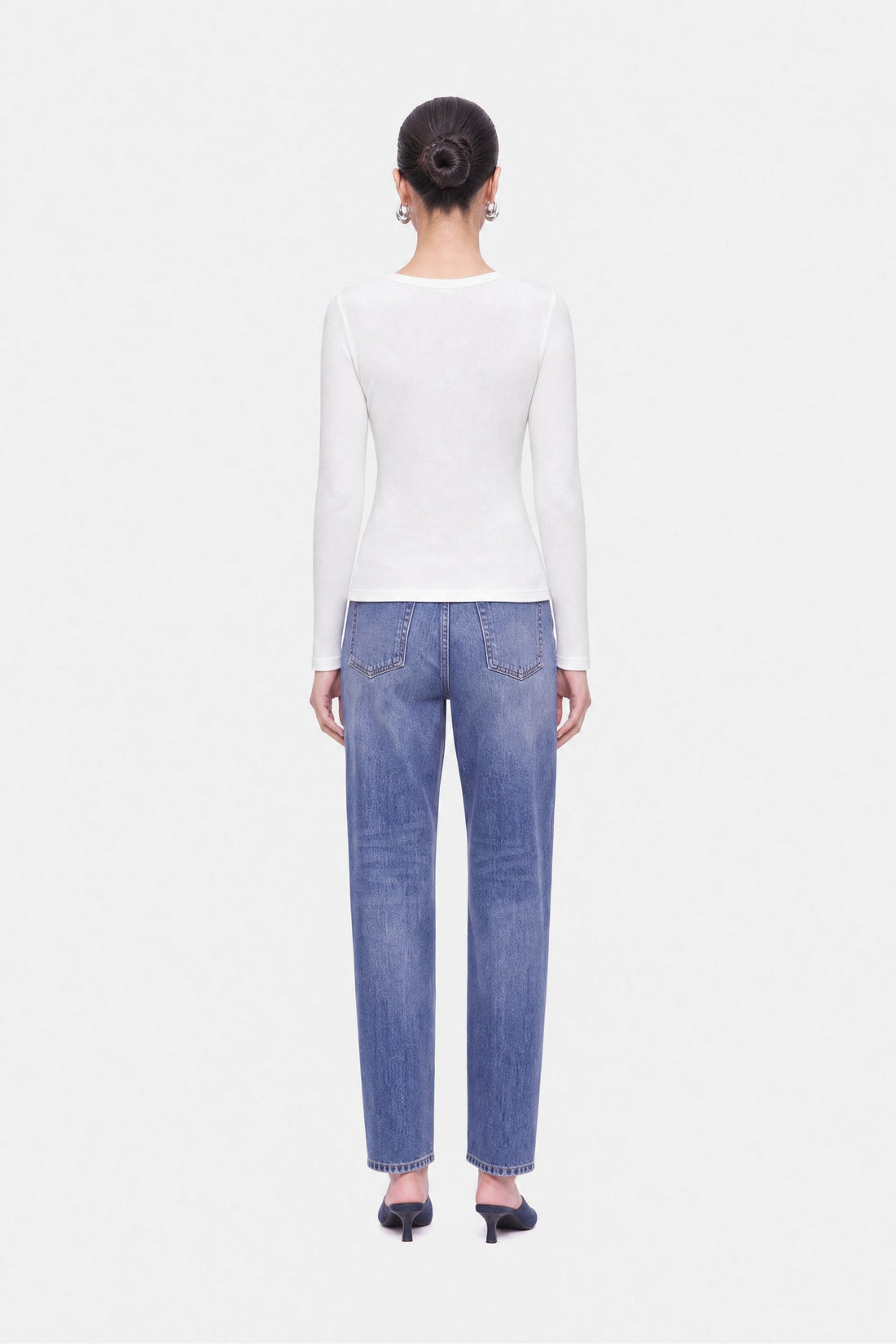 Wave Placket Knit Cardigan