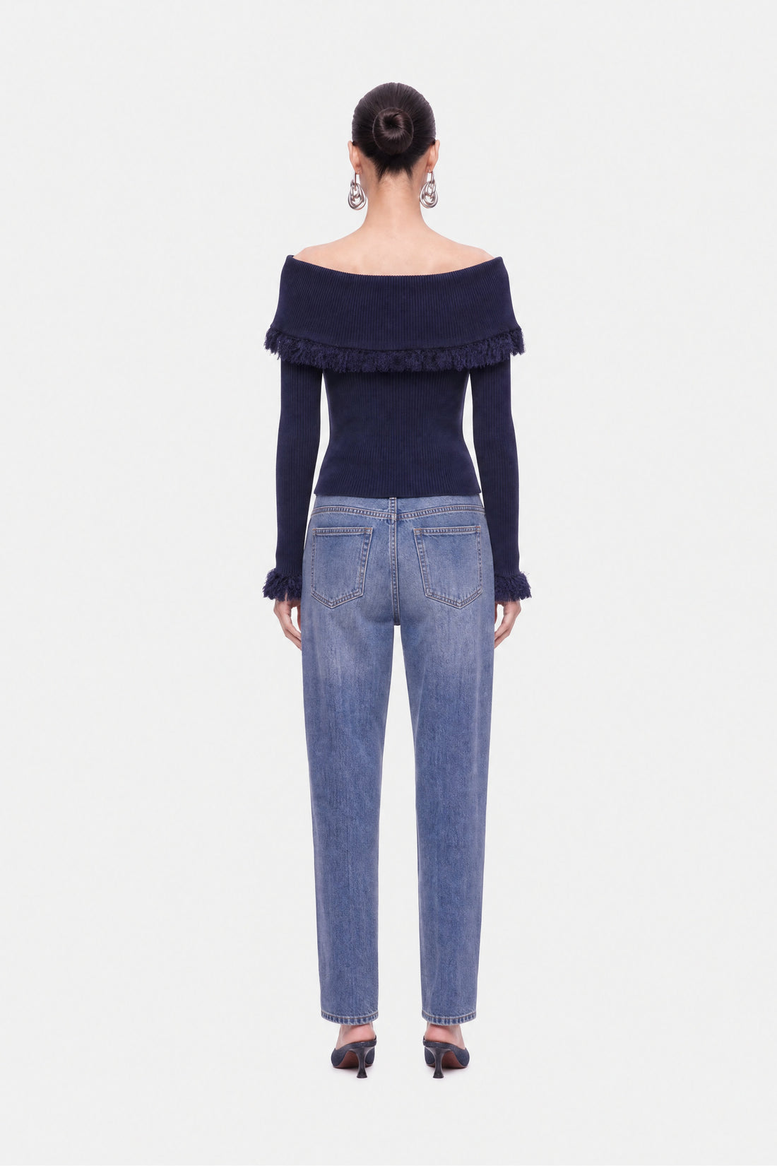 Cut Out Detail Knit Top
