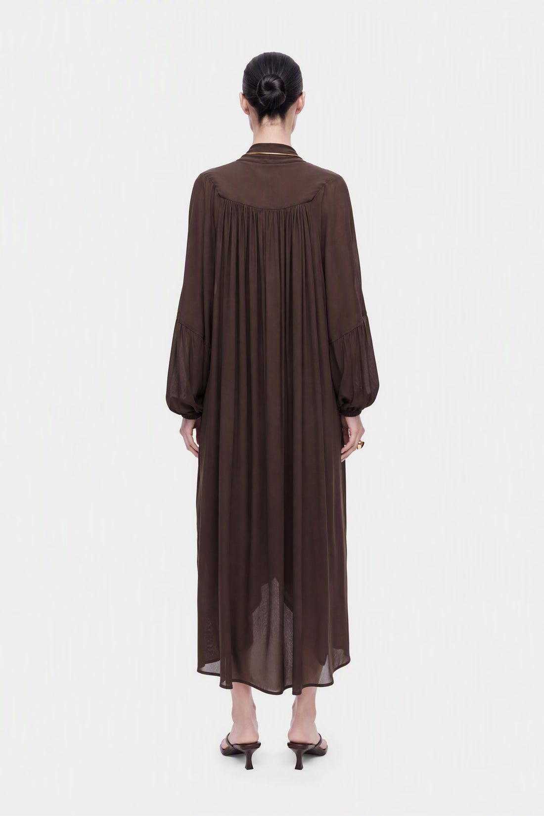 Wrap Neck Maxi Dress