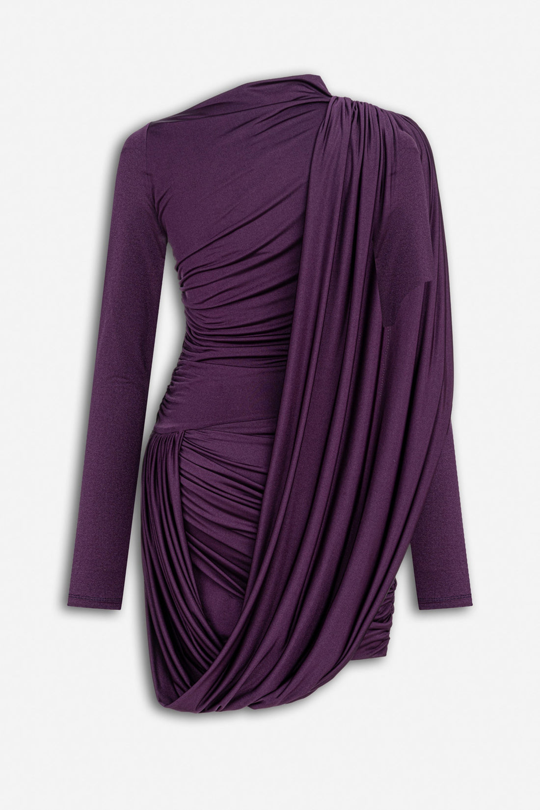 Draped Detail Mini Dress
