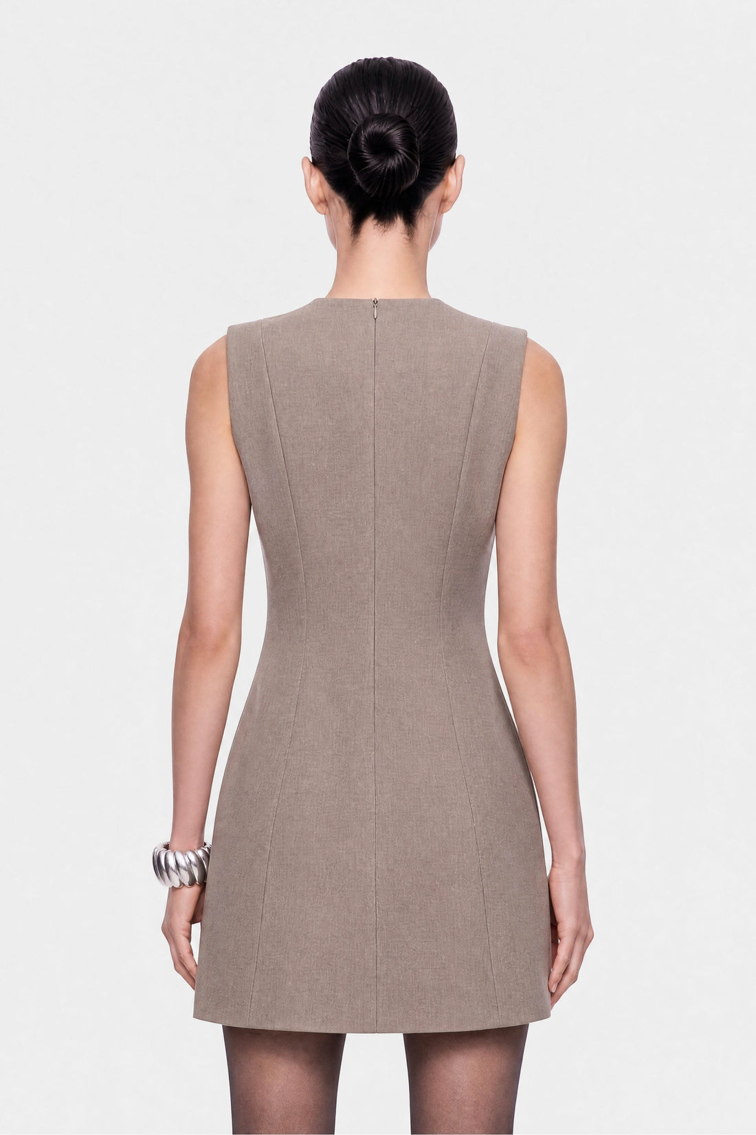 Wrap Detail Mini Dress