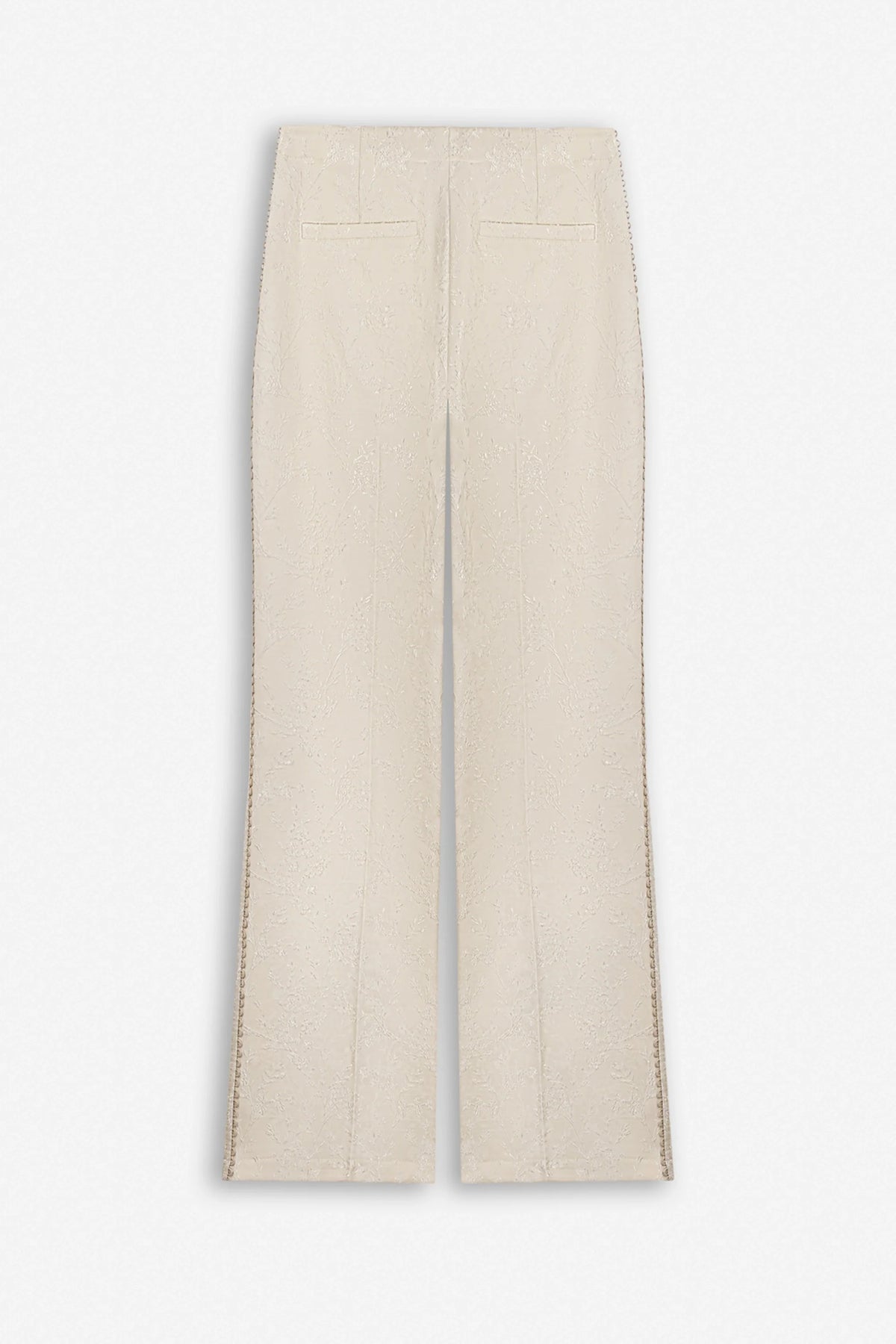 Textured Mid Rise Trousers