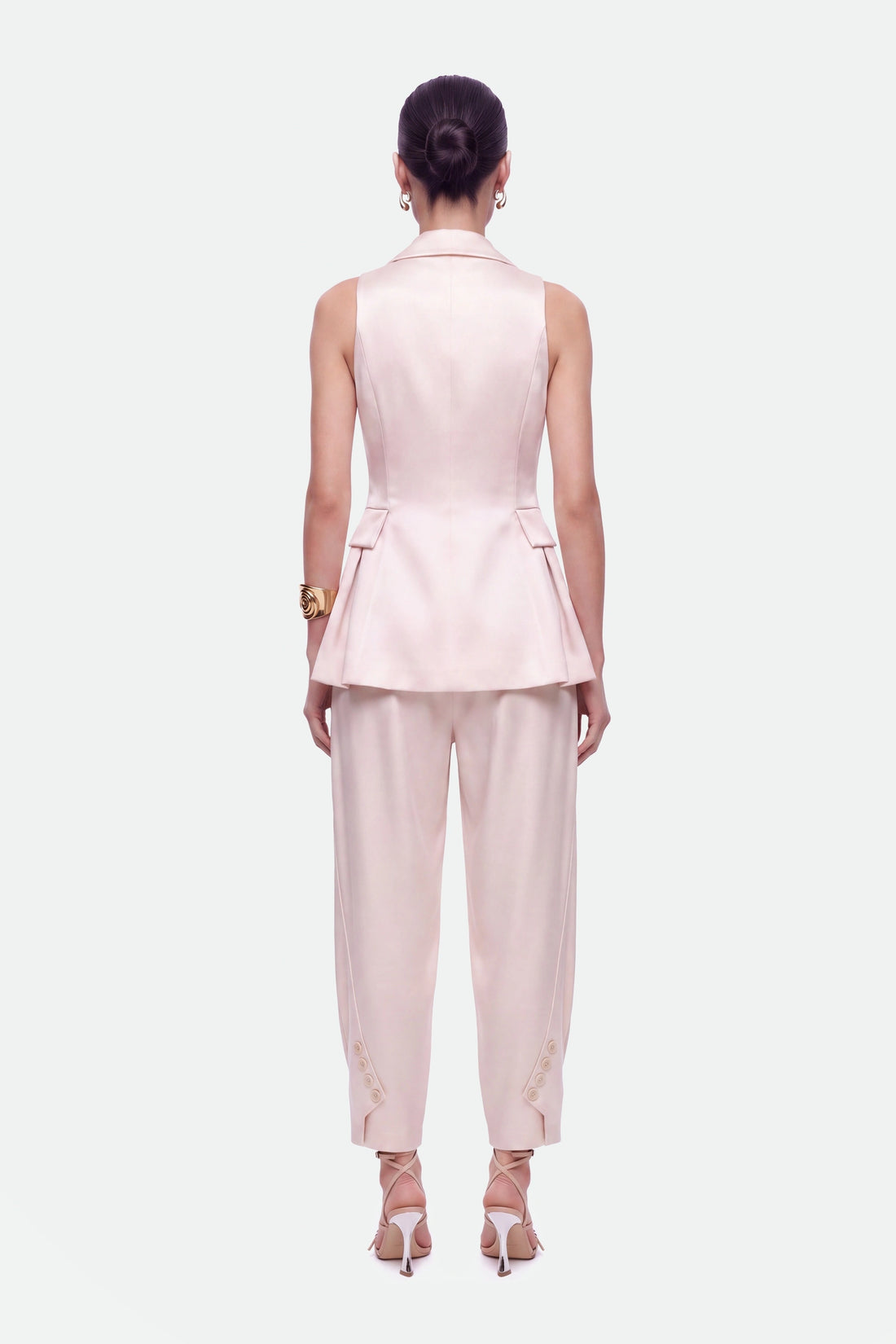 High-Waist Balloon-Leg Trousers