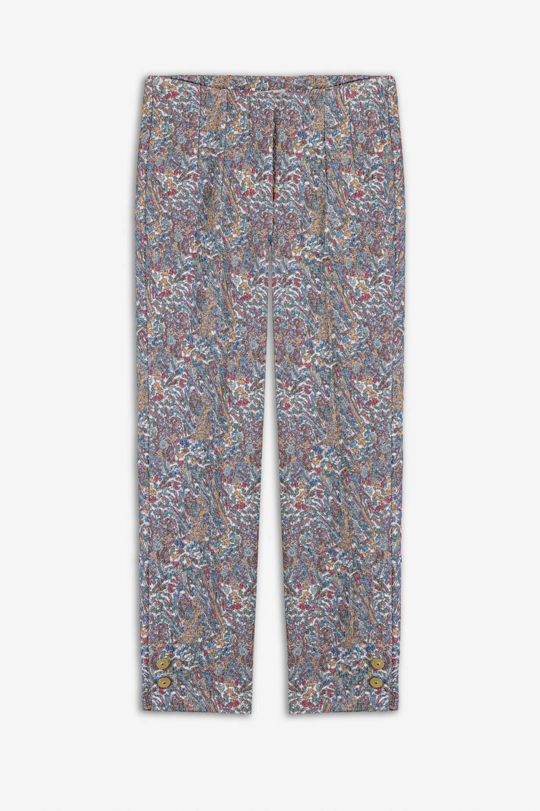 Printed High Waist Trousers