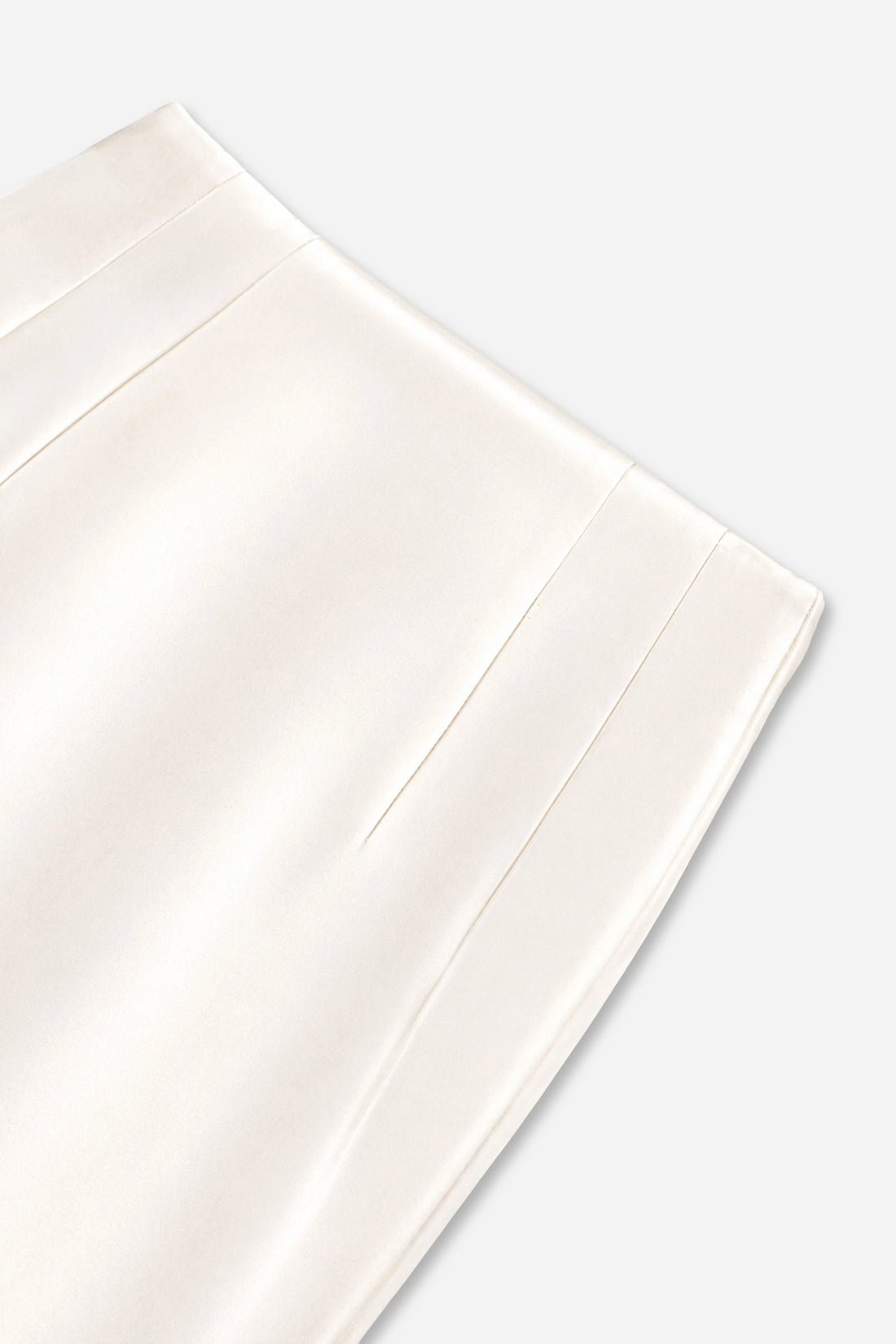 Pleat-Detail Pencil Skirt