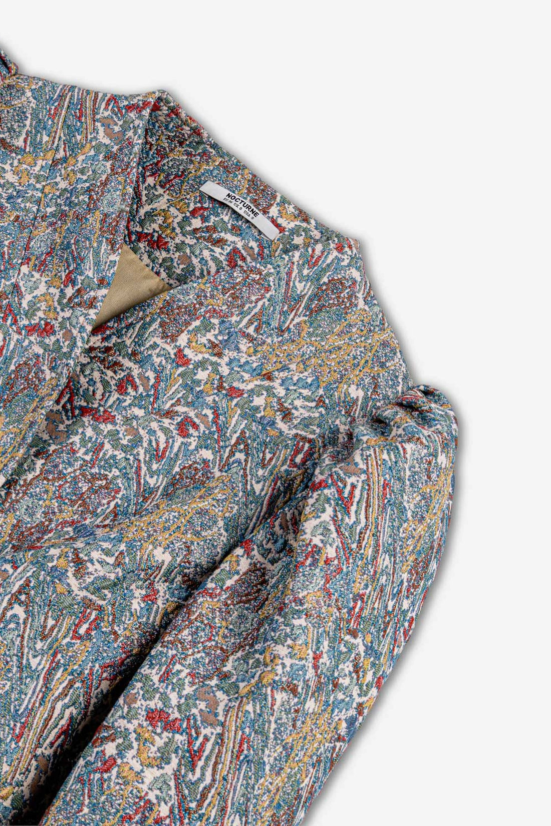 Jacquard Stand Collar Jacket