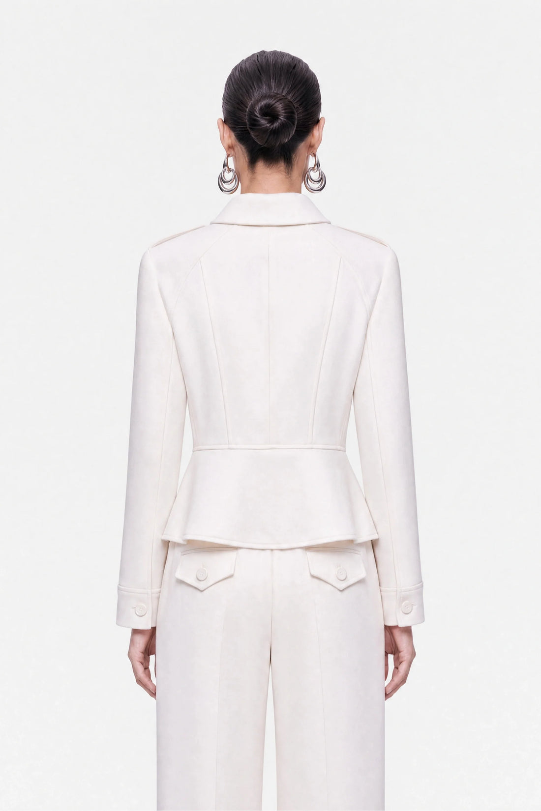 Double Breasted Epaulette Jacket