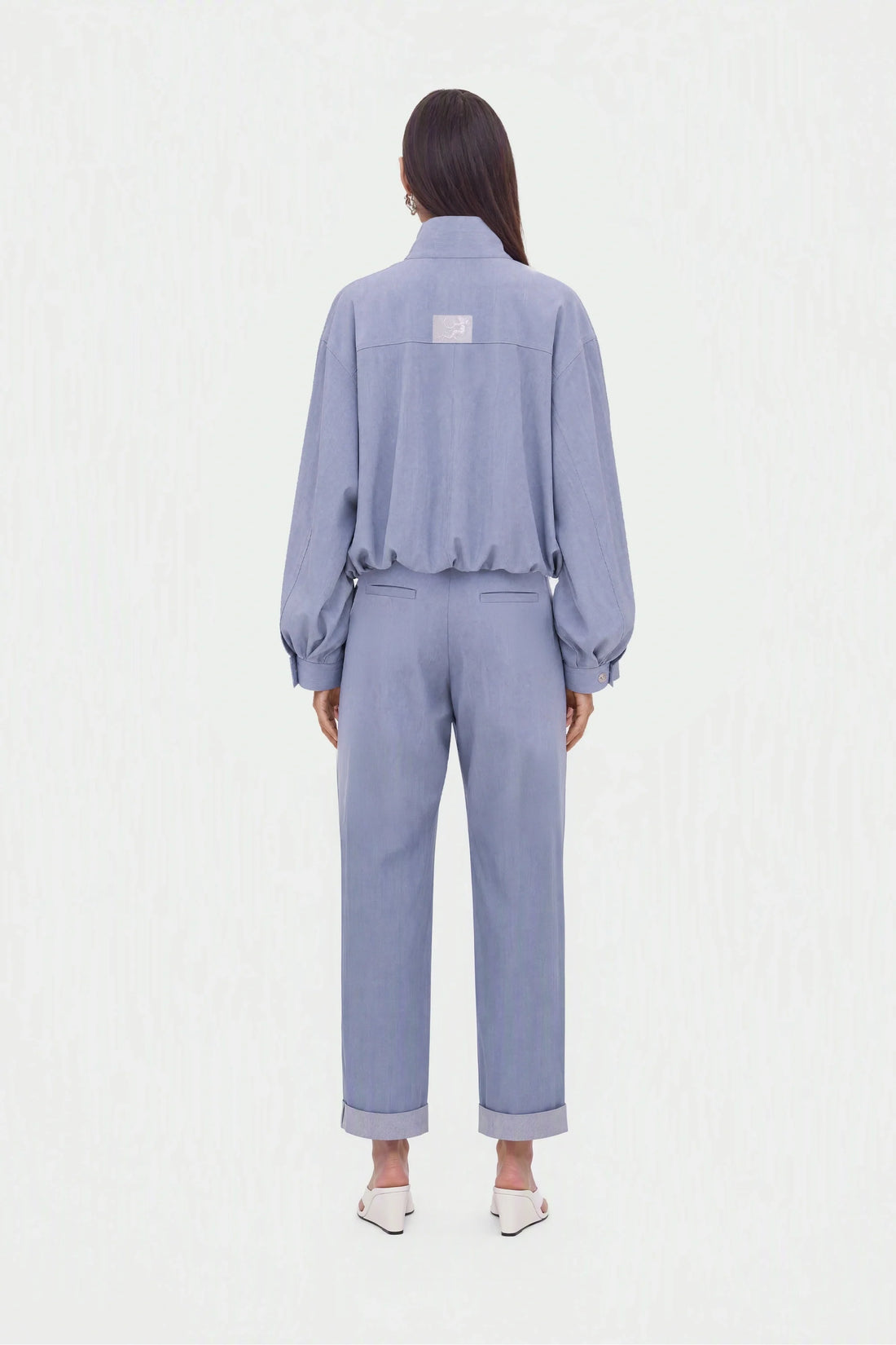 Zip Pocket Stand Collar Jacket
