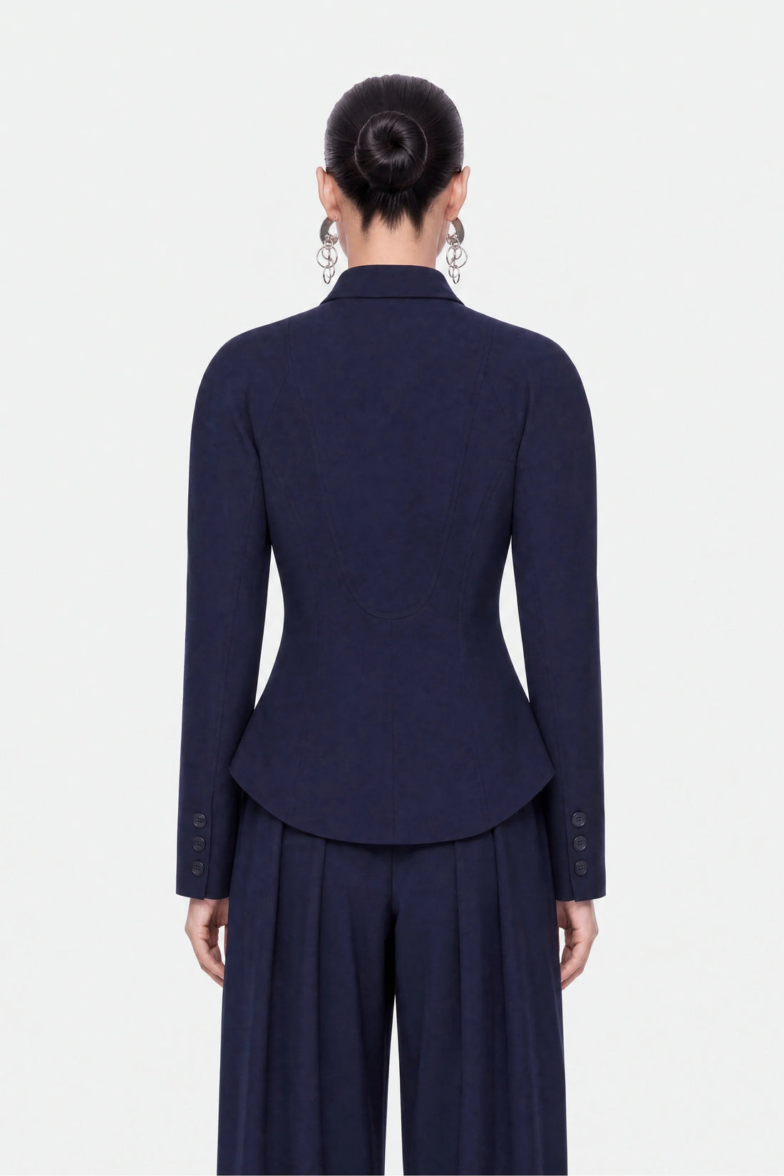 Double Breasted Stand Collar Jacket