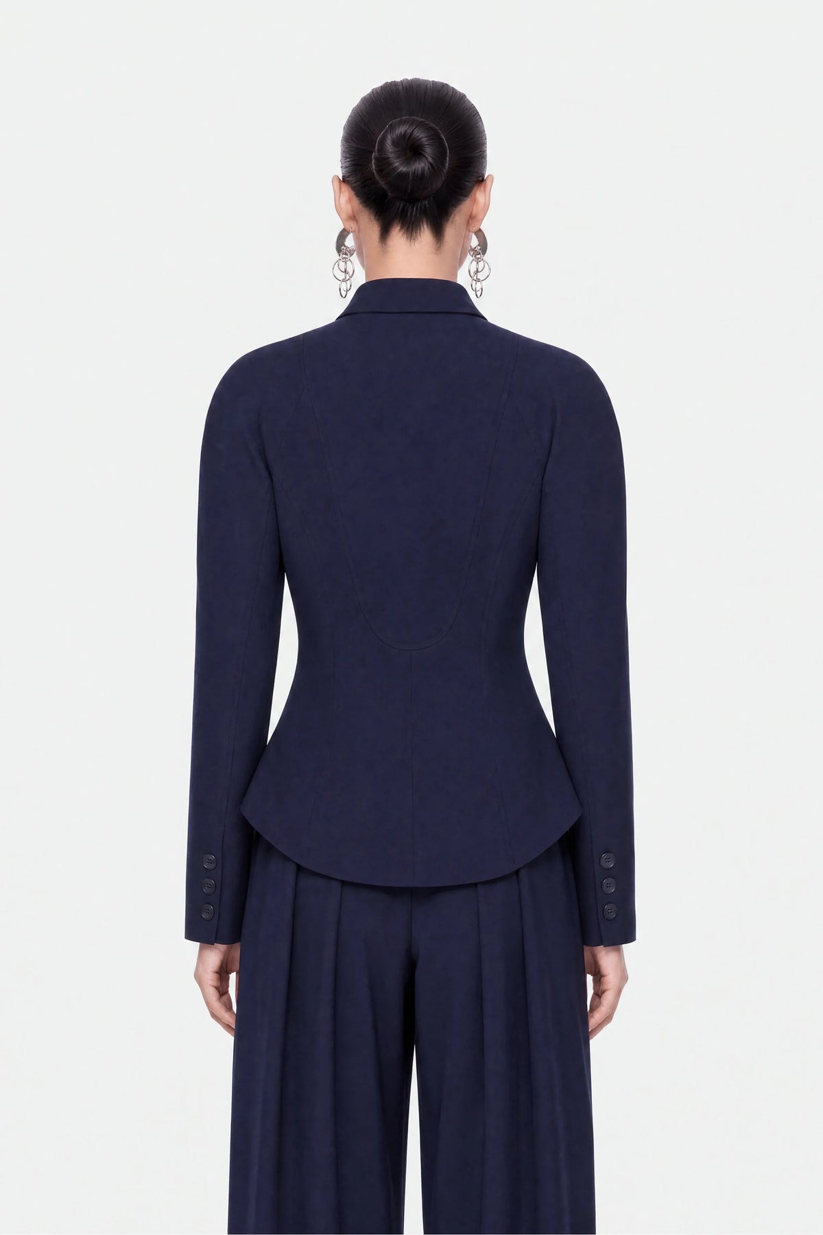 Double Breasted Stand Collar Jacket
