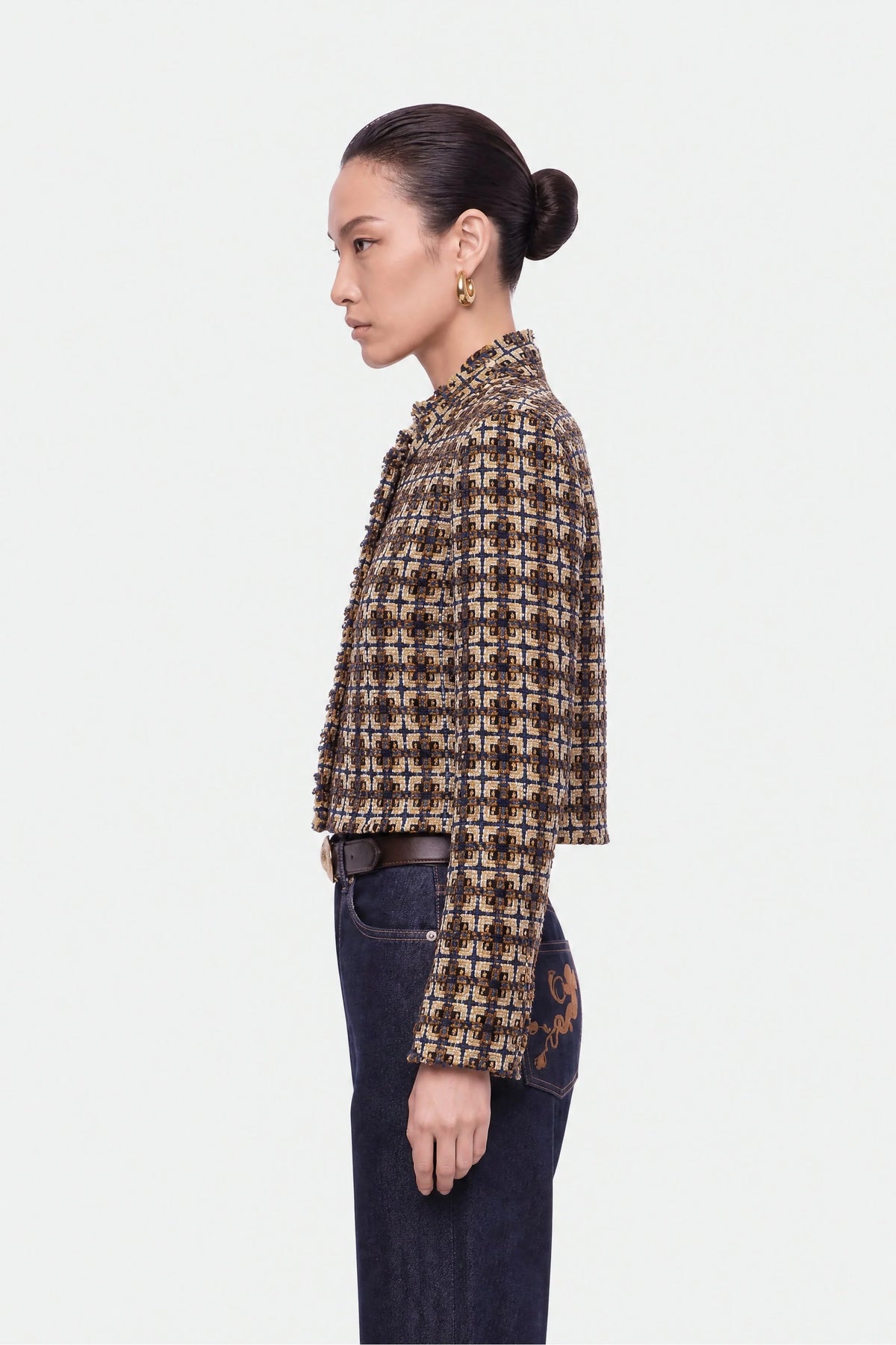 Cropped Tweed Jacket