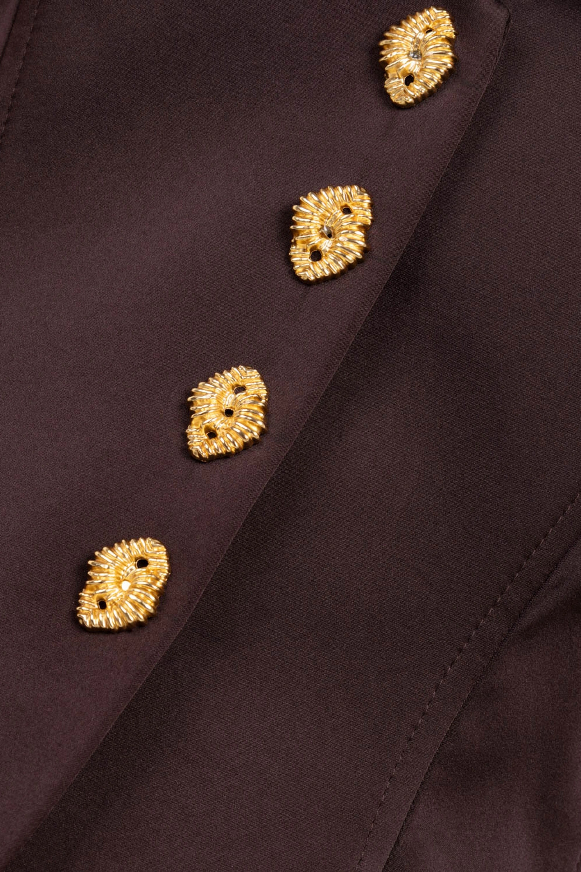 Boned Stand Collar Jacket