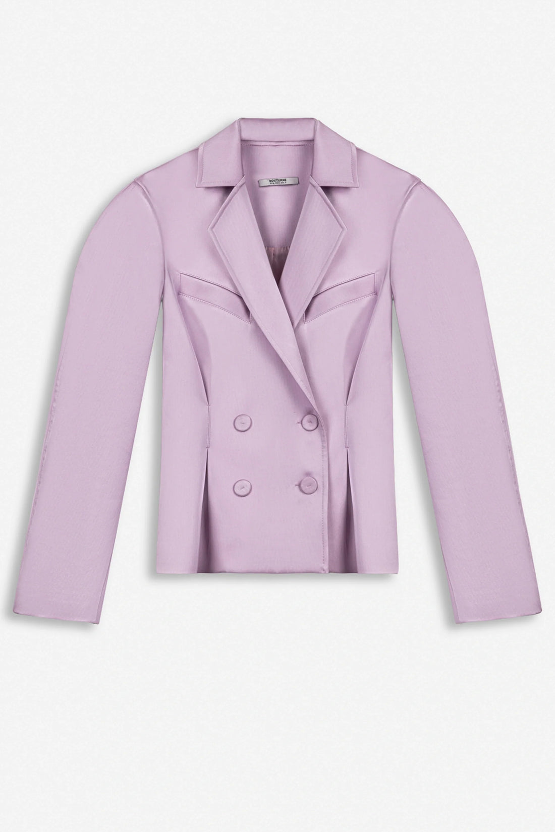 Double Breasted Folded Collar Jacket
