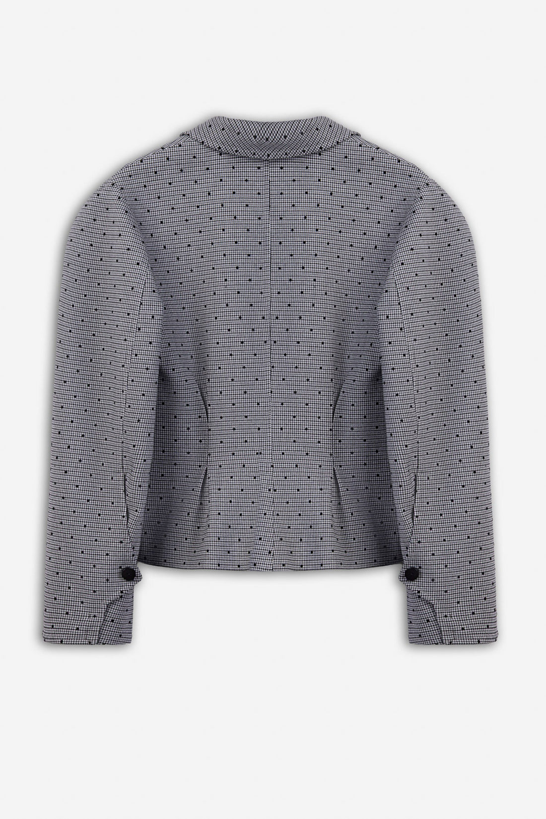 Dot Houndstooth Tailored Jacket