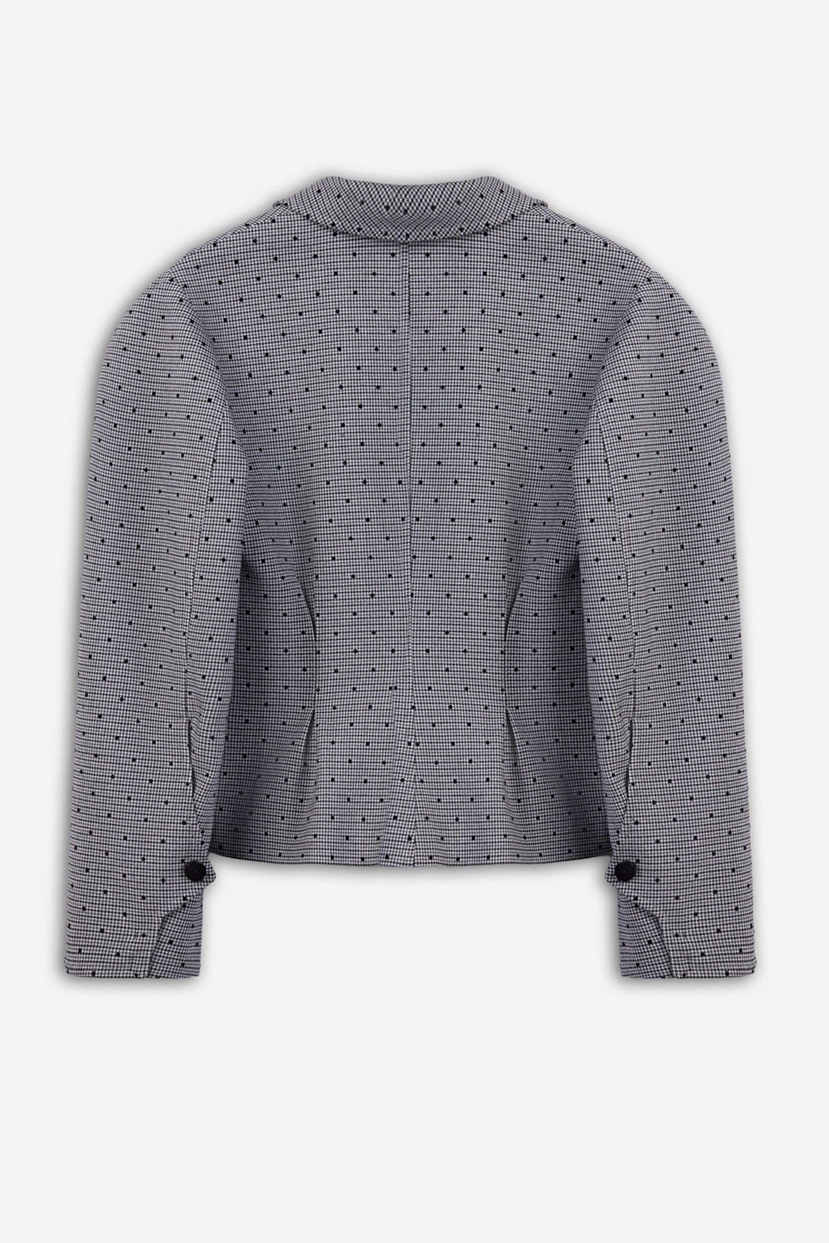 Dot Houndstooth Tailored Jacket