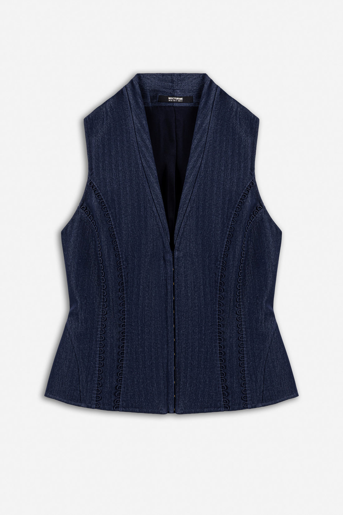 Piping Detail Vest