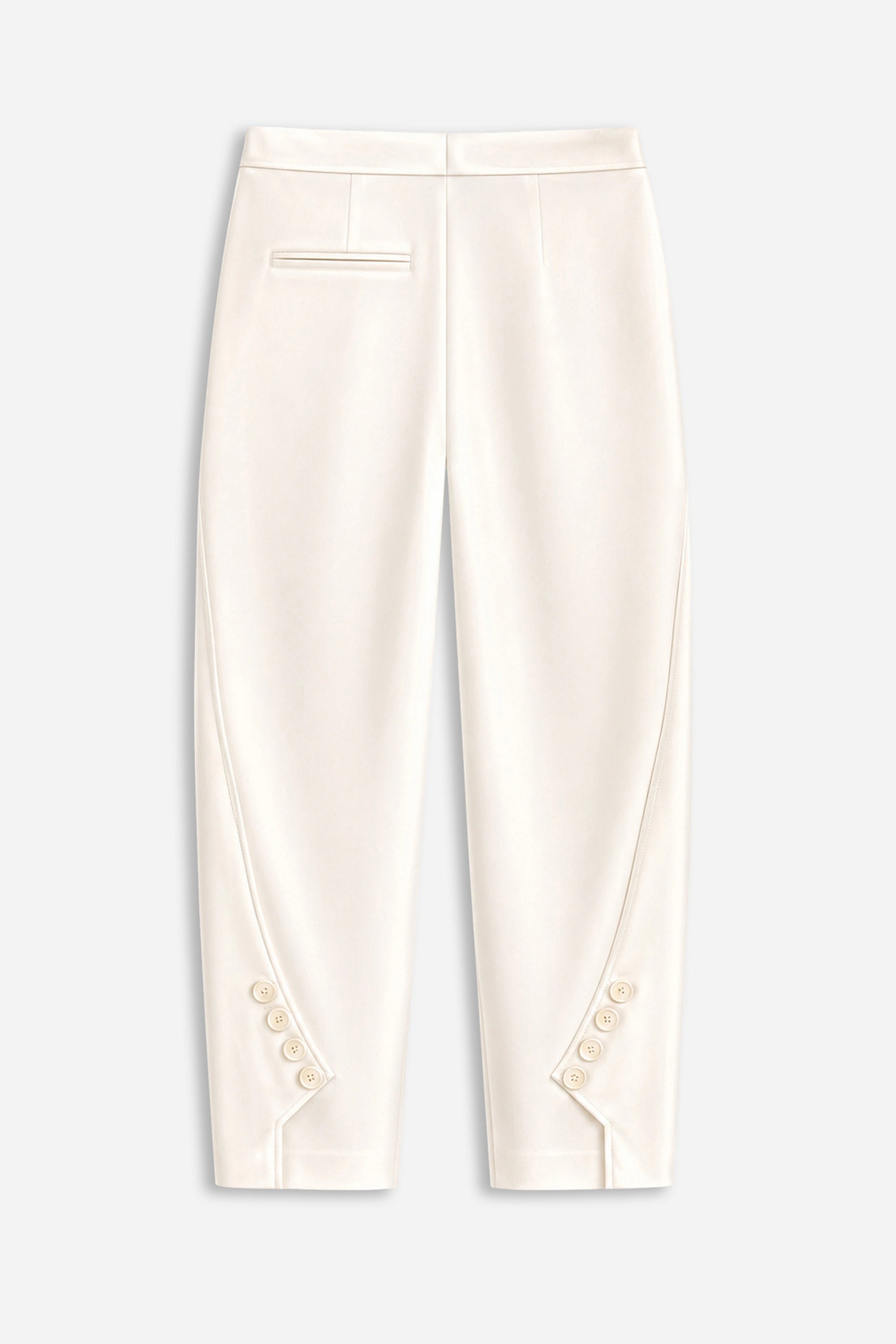 High-Waist Balloon-Leg Trousers